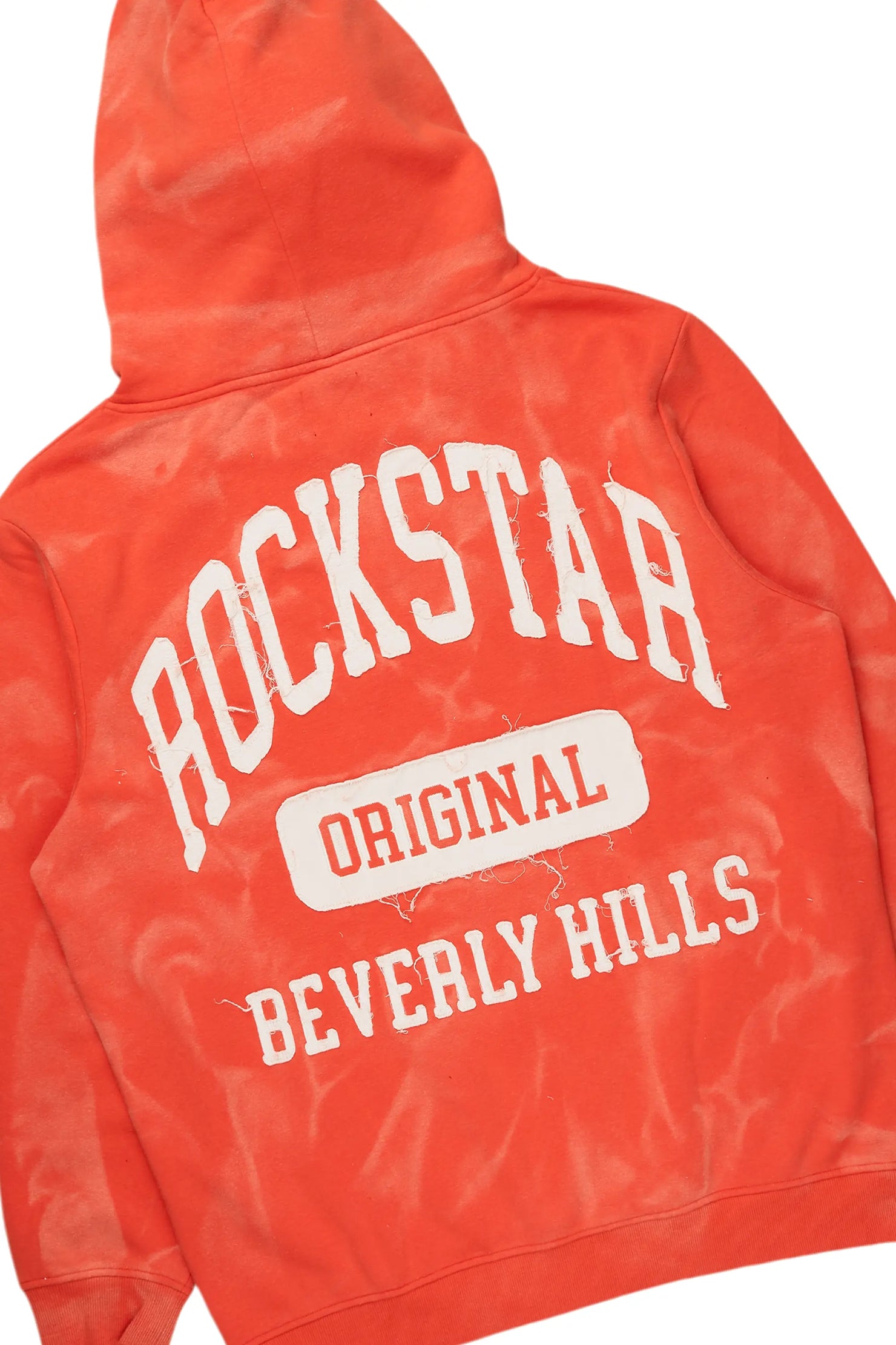 Karlo Orange Hoodie/Stacked Flare Jean Bundle