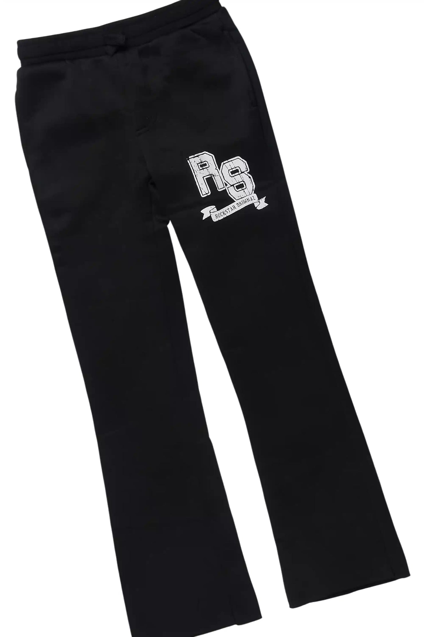 Boys Alik Black Stacked Track Set