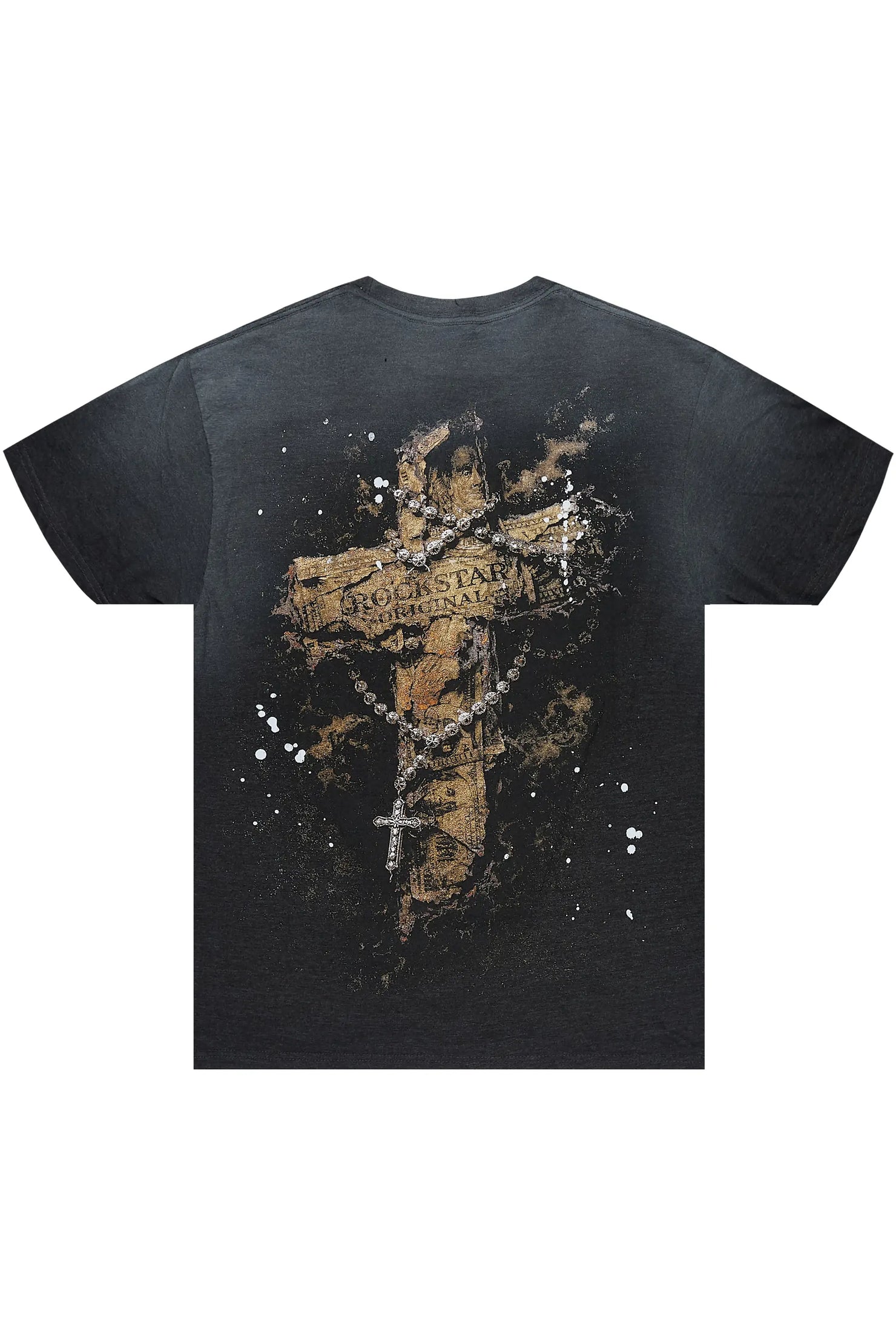 Moxley Charcoal Oversized Graphic T-Shirt