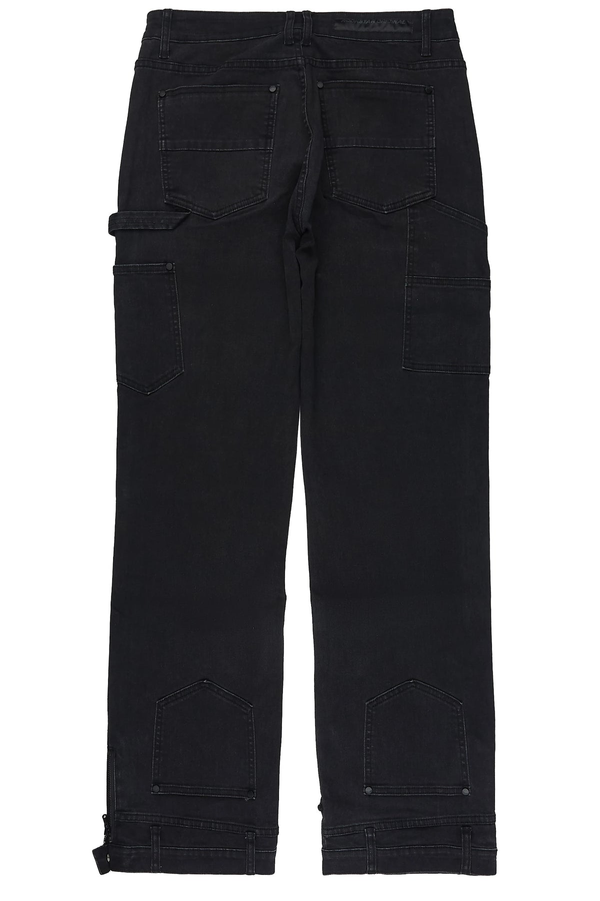 Zerah Black Straight Fit Jean