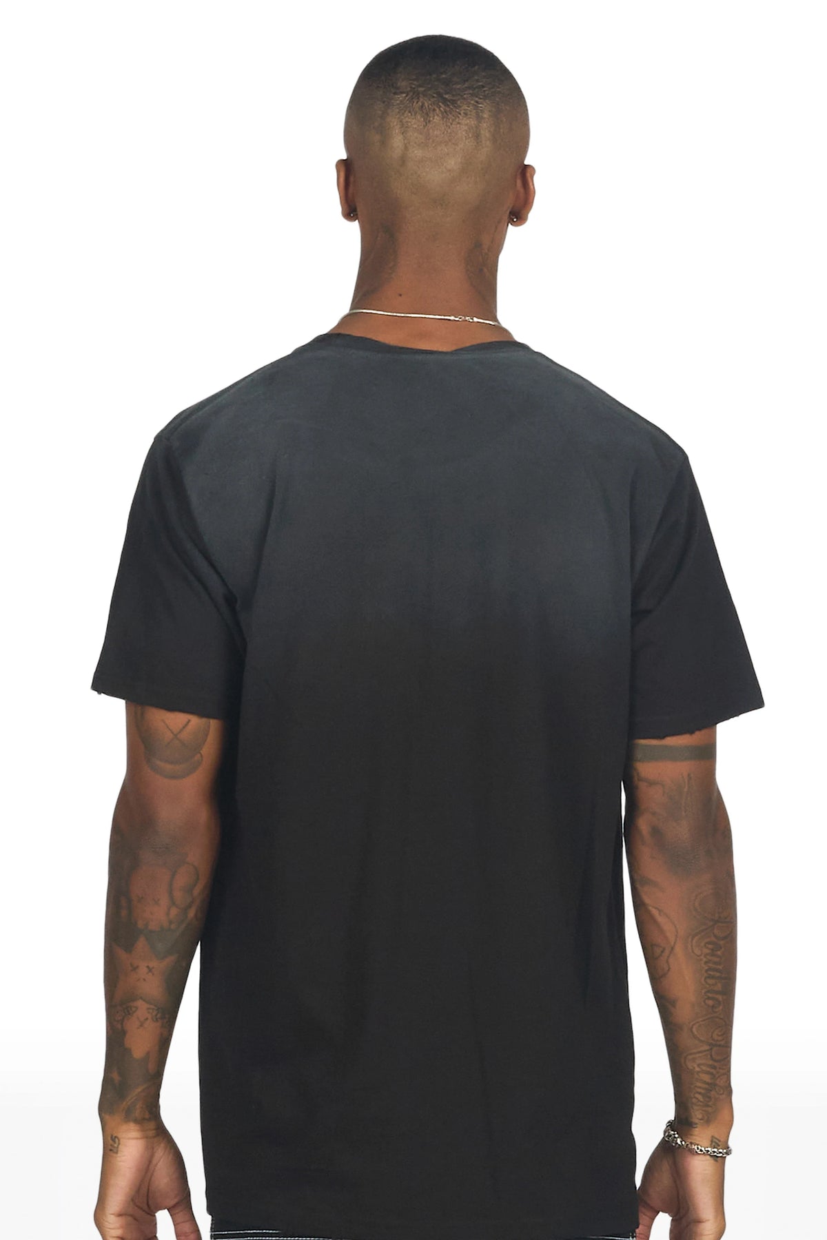 Dodson Black Oversized Graphic T-Shirt