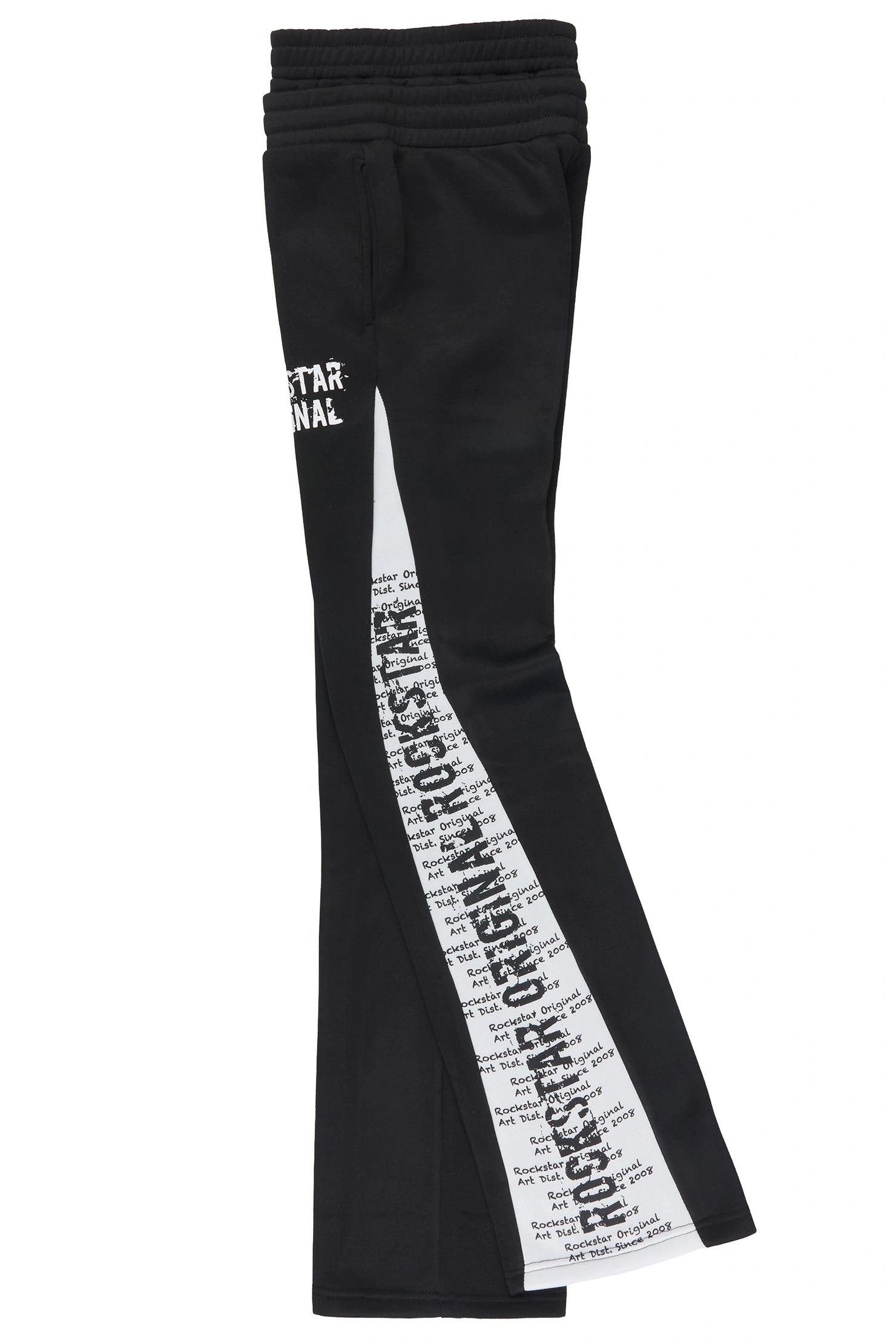 Boys Bes Black Double Waisted Super Baggy Track Pant