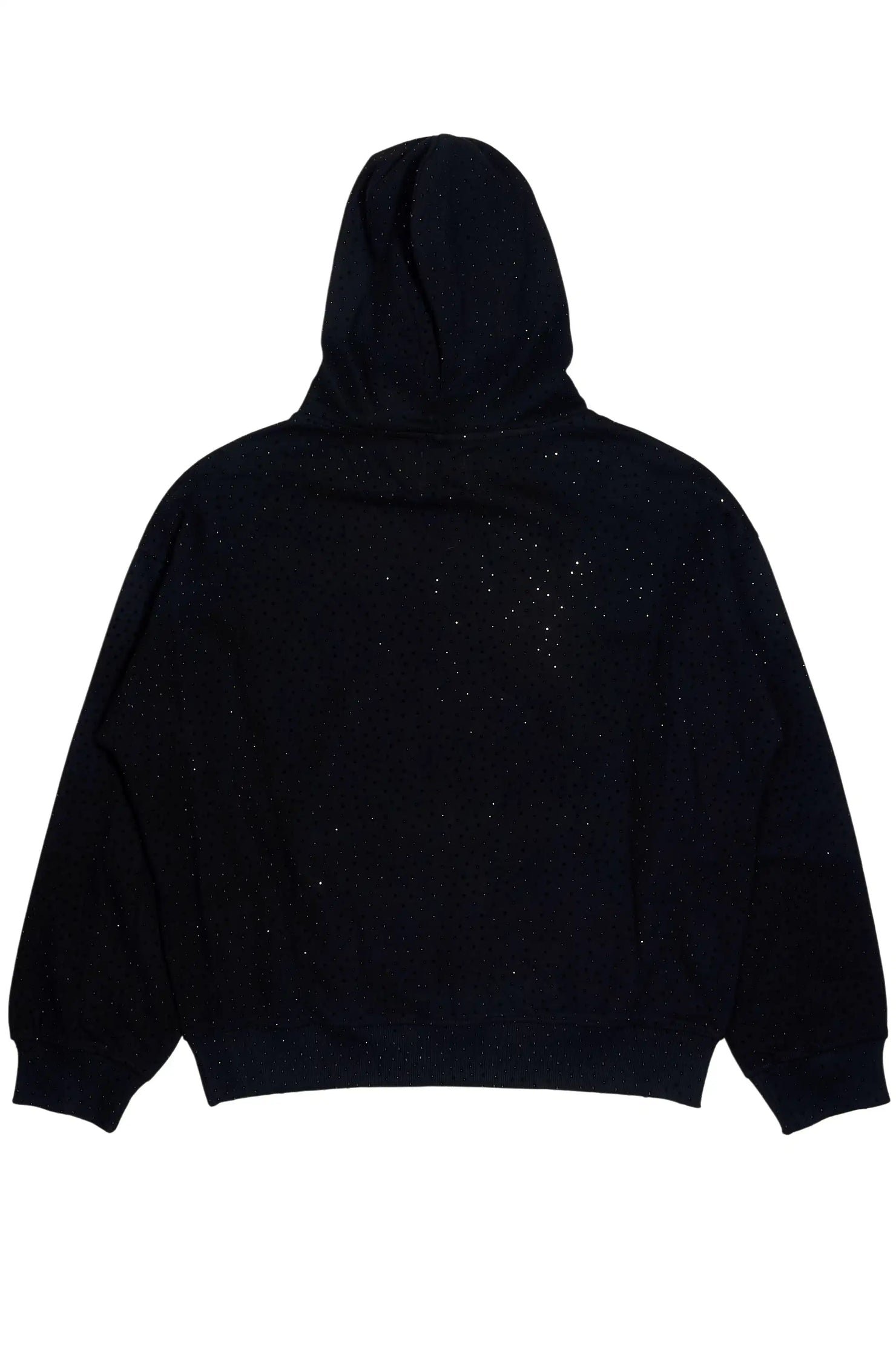Andreas Black Rhinestone Hoodie