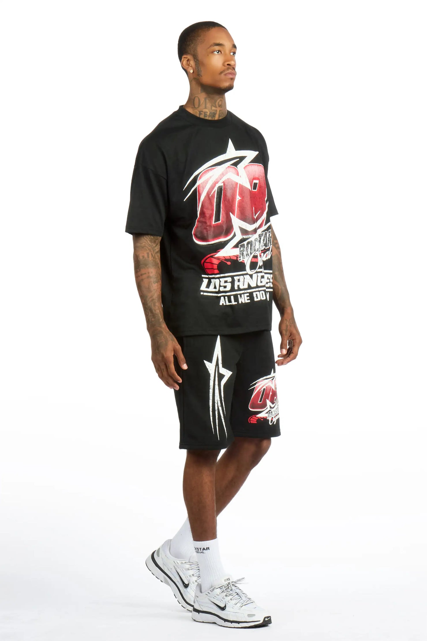 Kastell Black T-Shirt Short Set