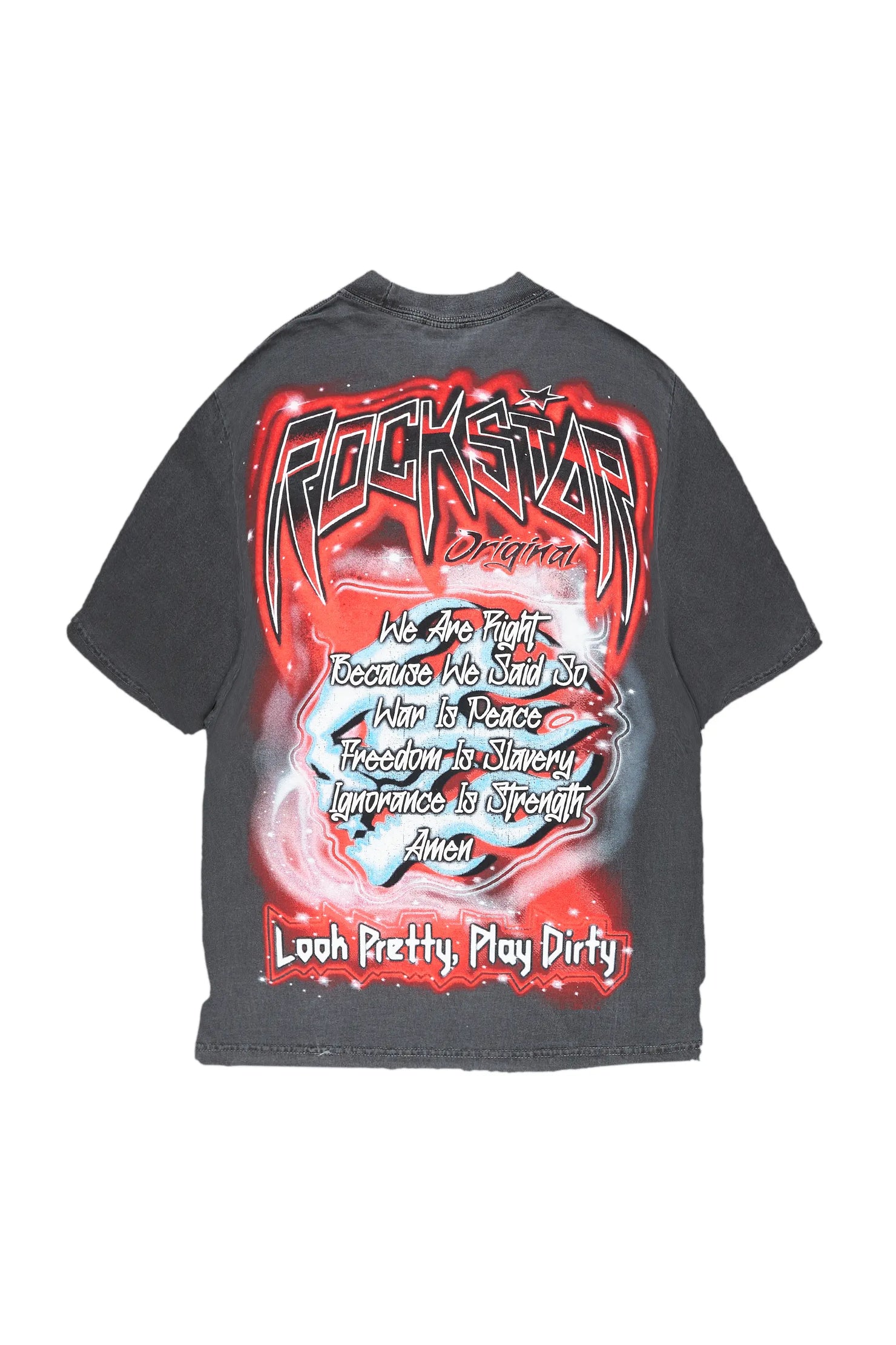 Play Dirty Black Mega Oversized T-Shirt