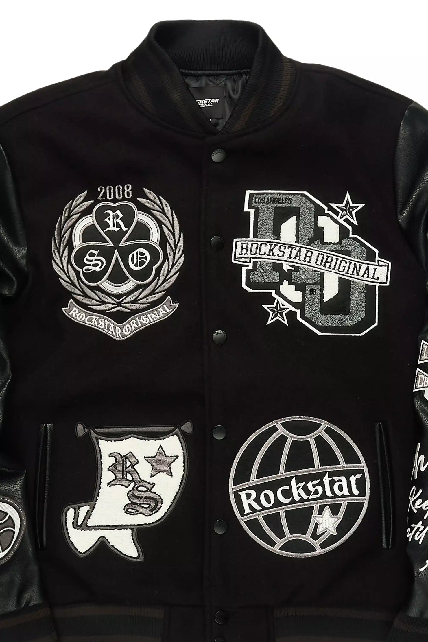 Gallant Black Varsity Jacket