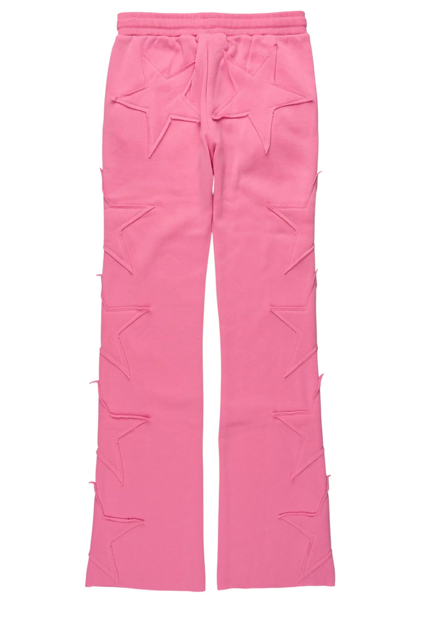 Girls Sinayah Pink Stacked Track Pant