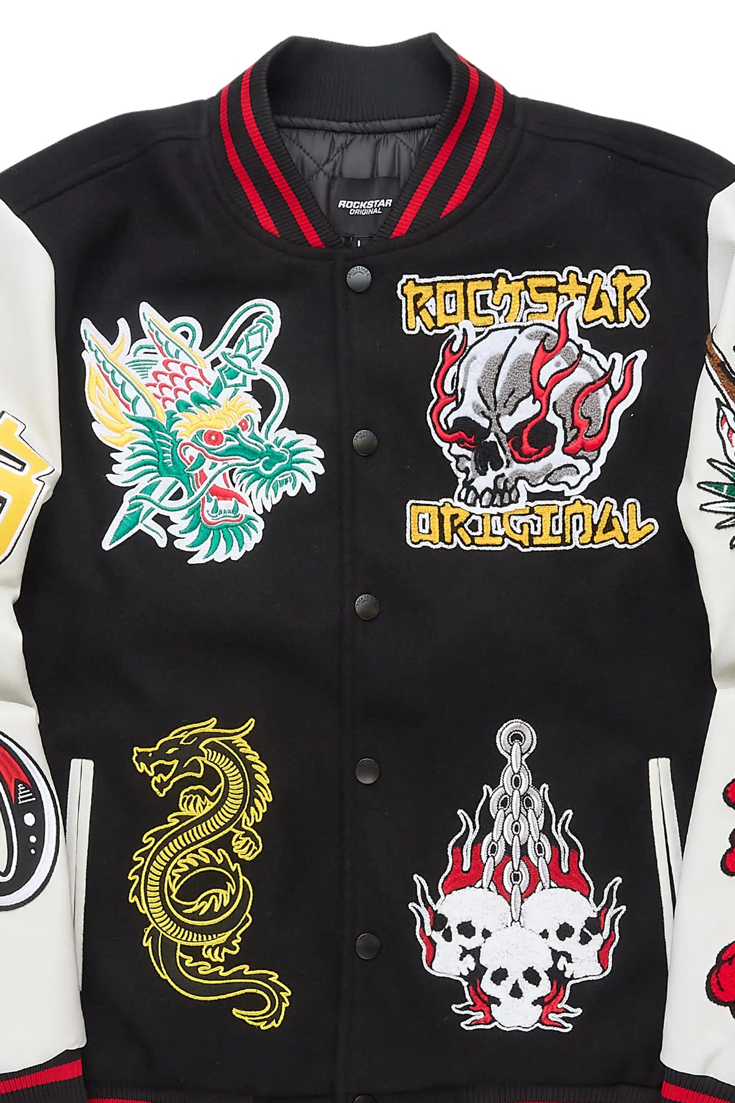 Python Black Varsity Jacket