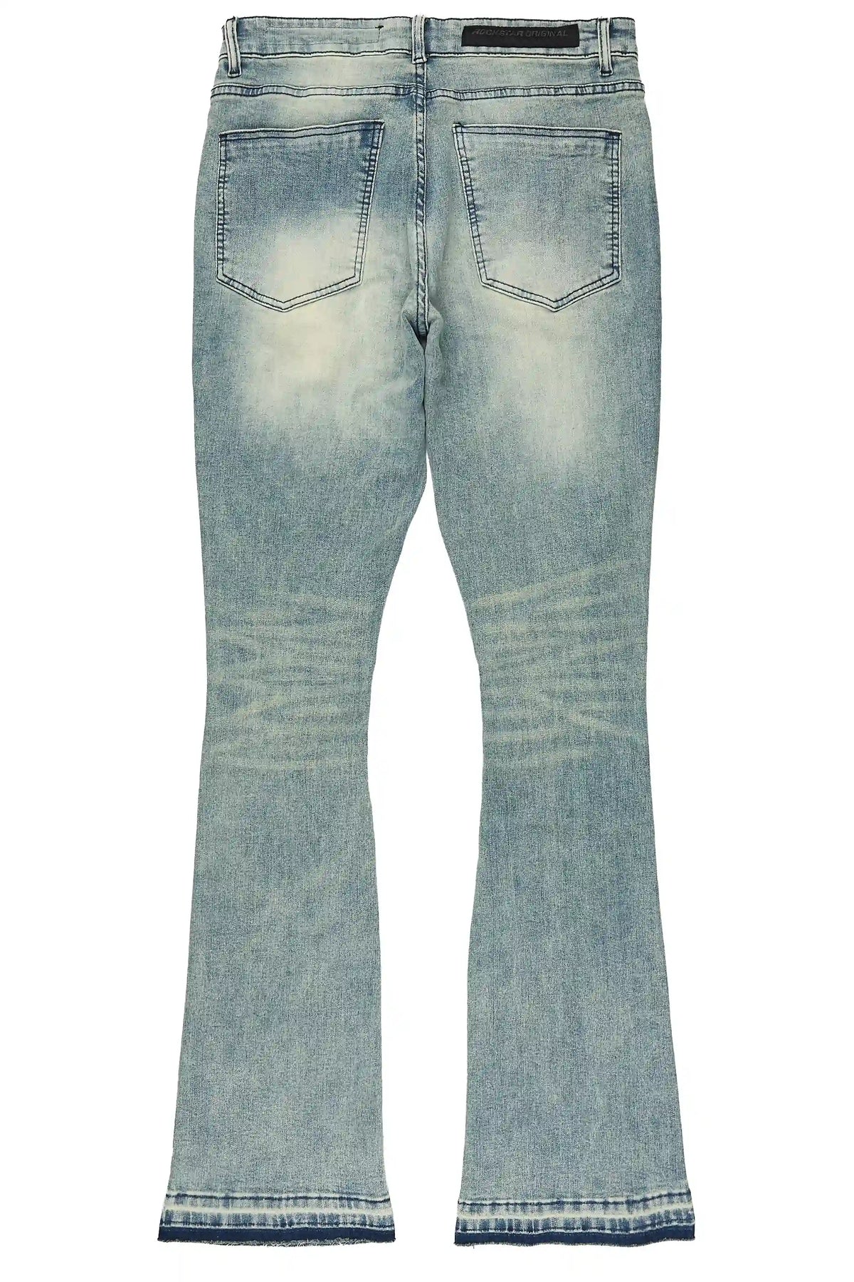 Haven Dark Blue Stacked Jean