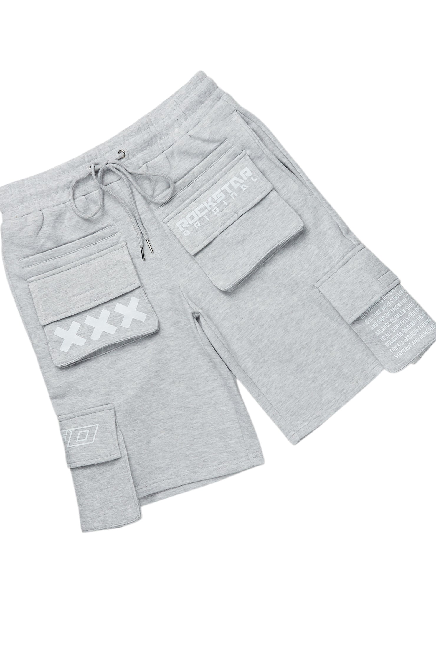 Jash Heather Grey Short Set