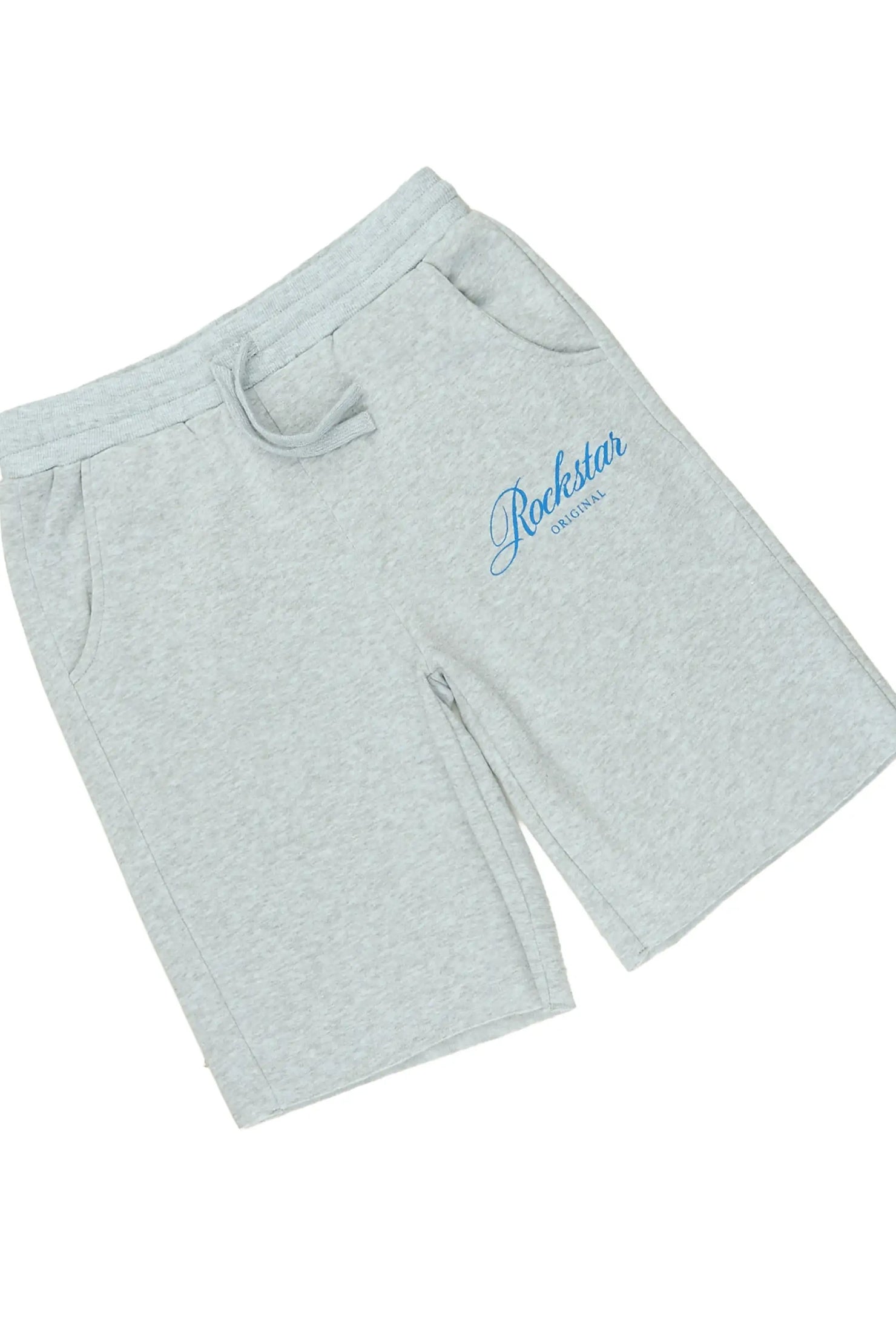 Boys Jhacor Heather Grey Hoodie Short Set