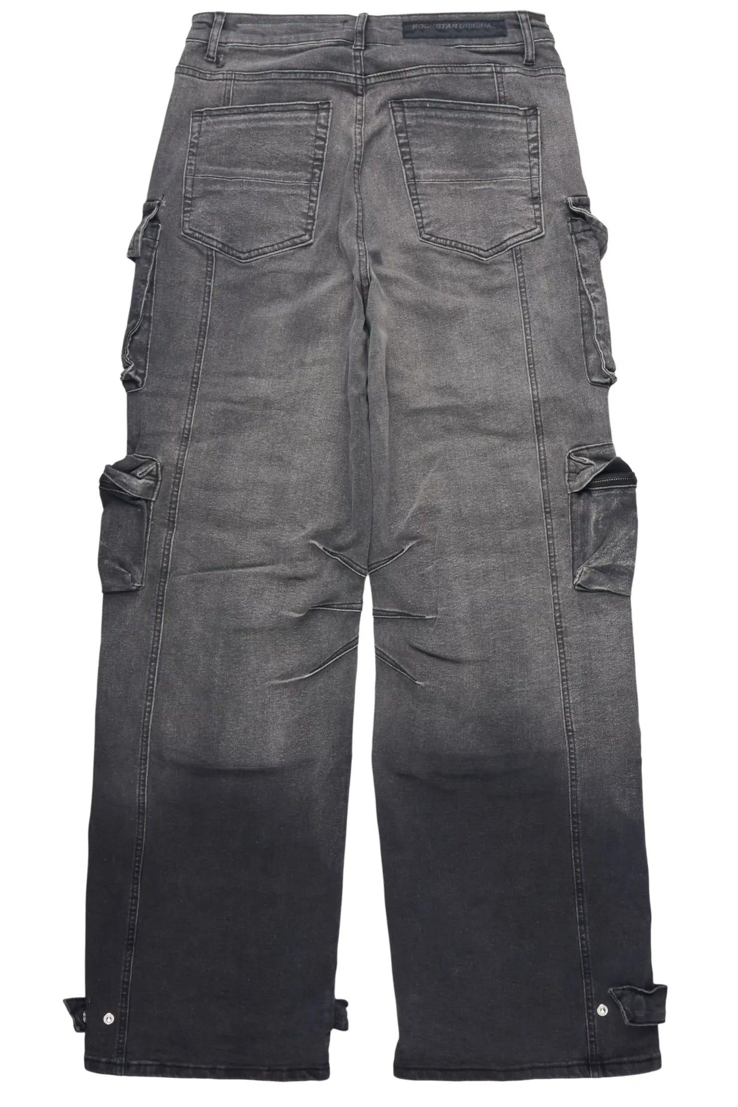 Mahesh Grey Baggy Cargo Jean
