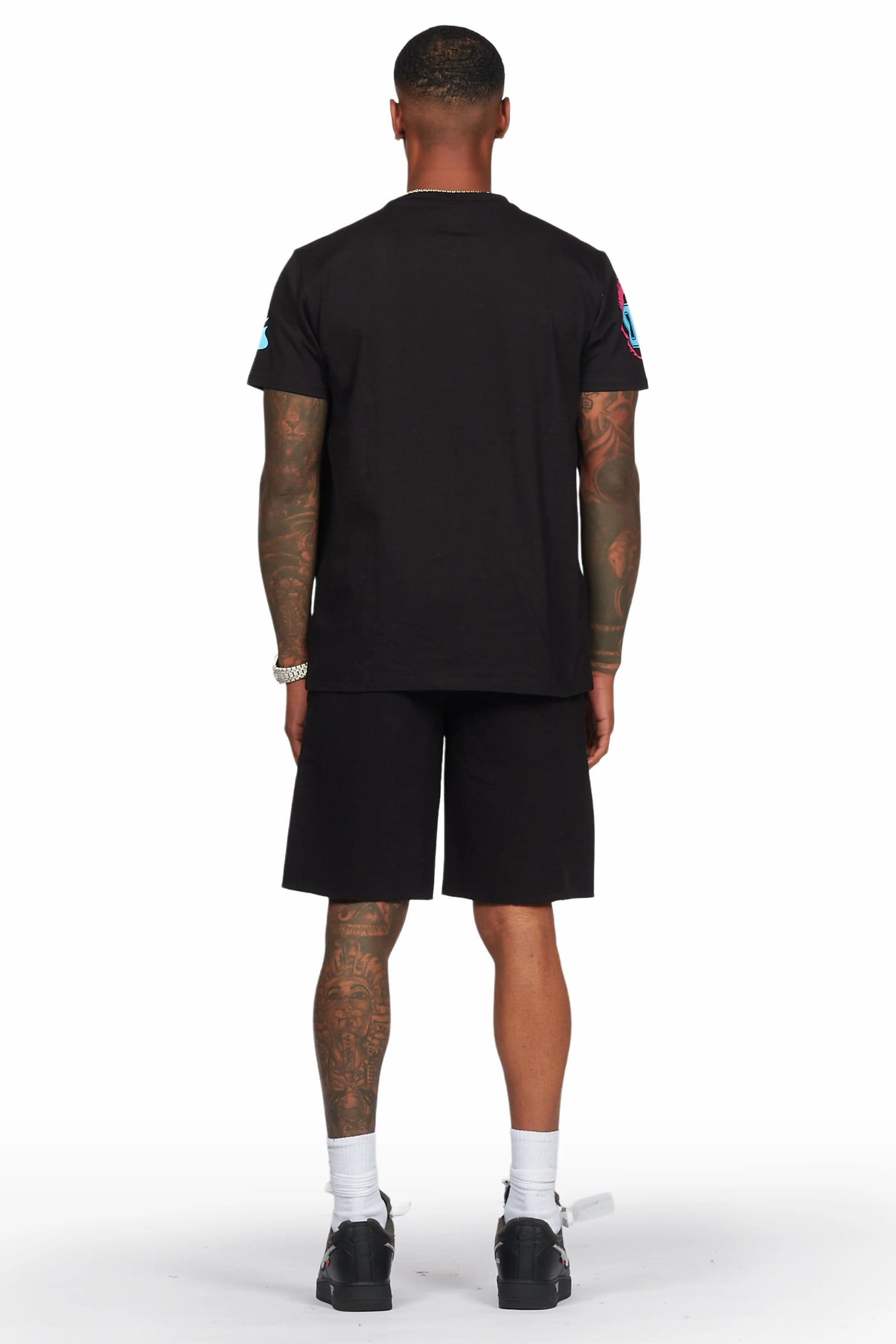 Draven Black T-Shirt/Short Set