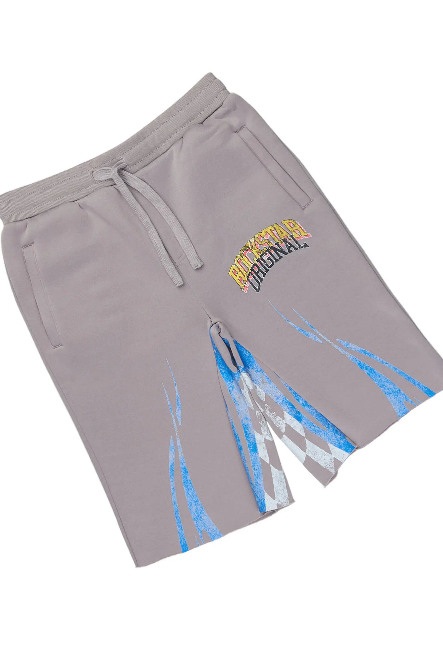 Boys Colorful Grey/Multi Short Set