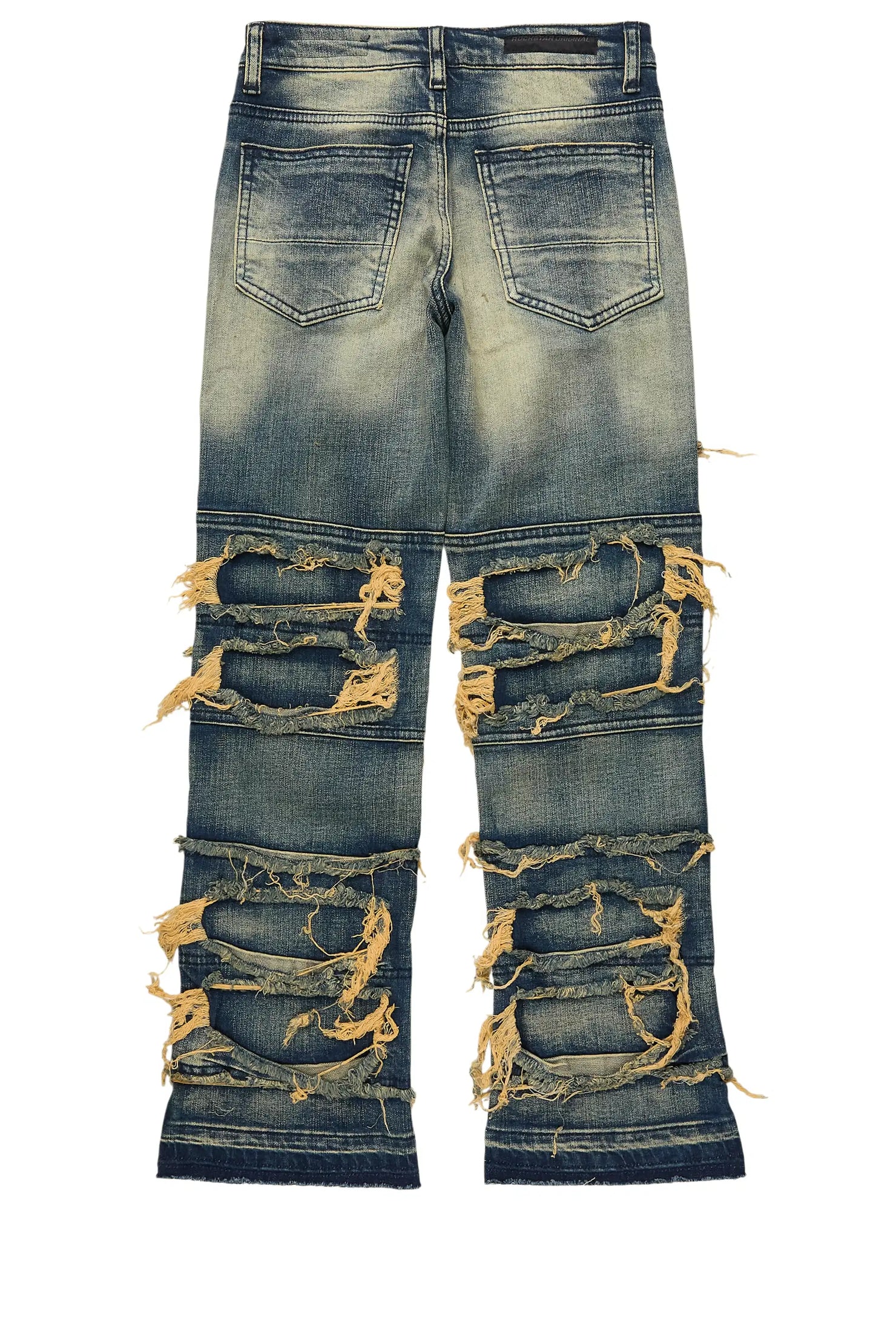 Boys Vasco Dark Tint Stacked Flare Jean