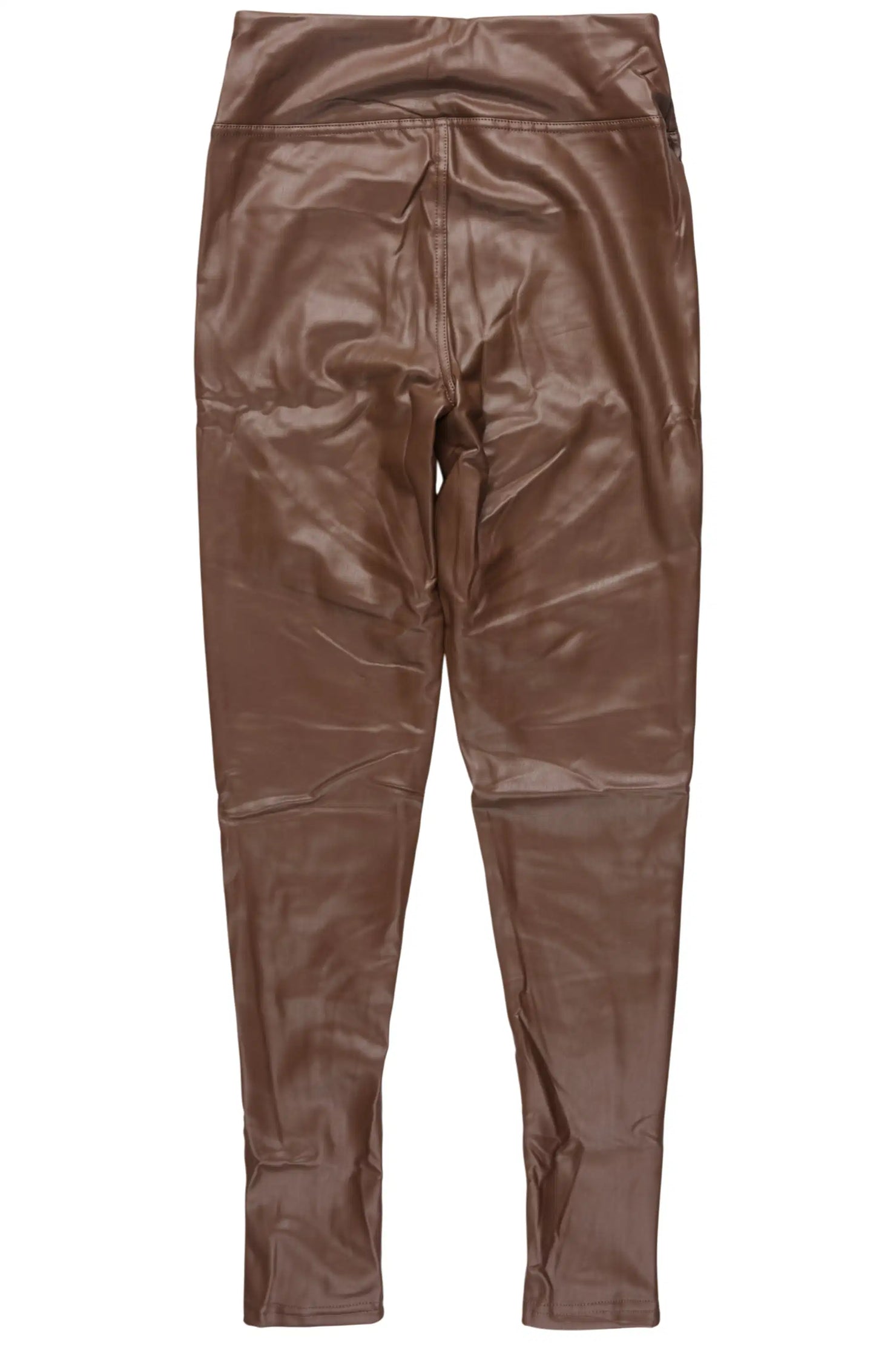 Tyia Brown Faux Leather Legging