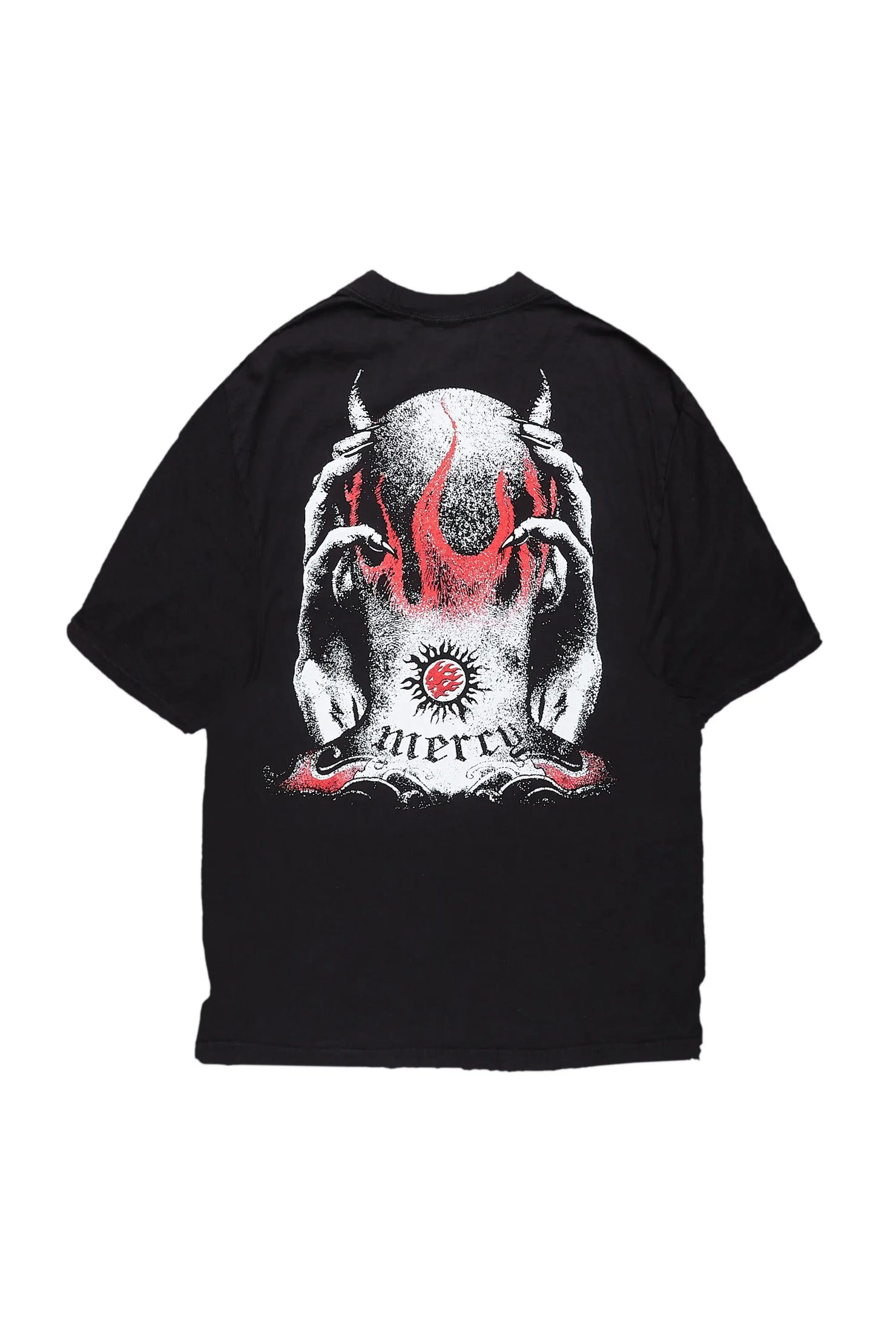 Marcinia Black Mega Oversized T-Shirt