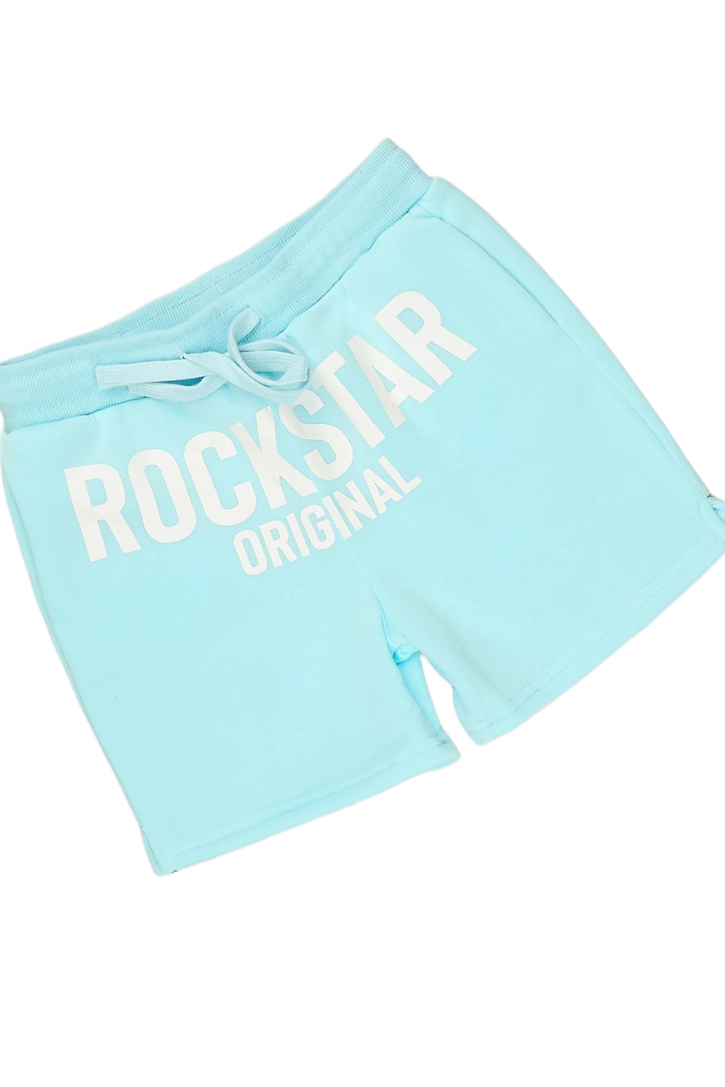 Girls Sabrina White/Blue Short Set