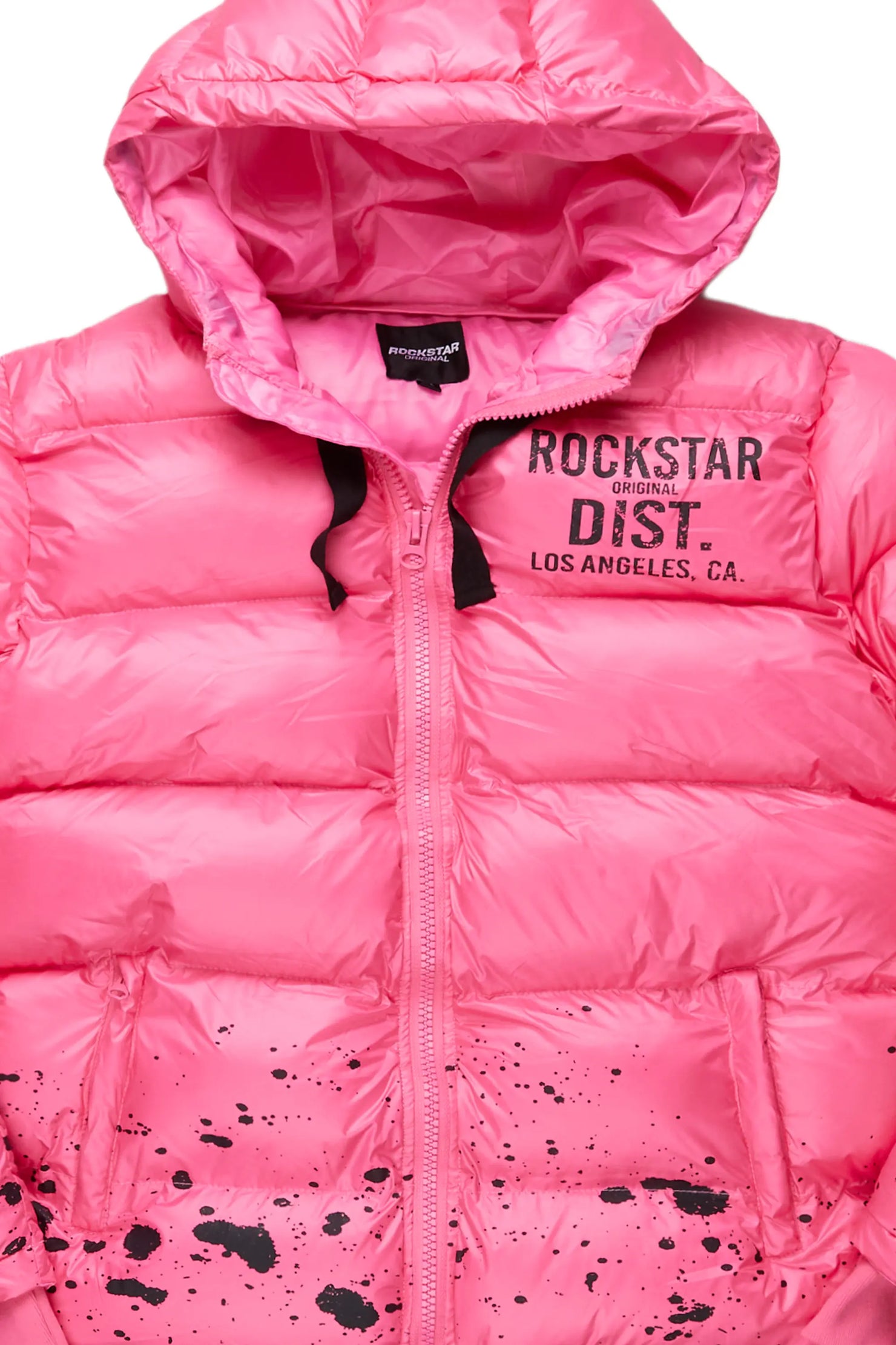Art Dist. Pink Puffer Jacket
