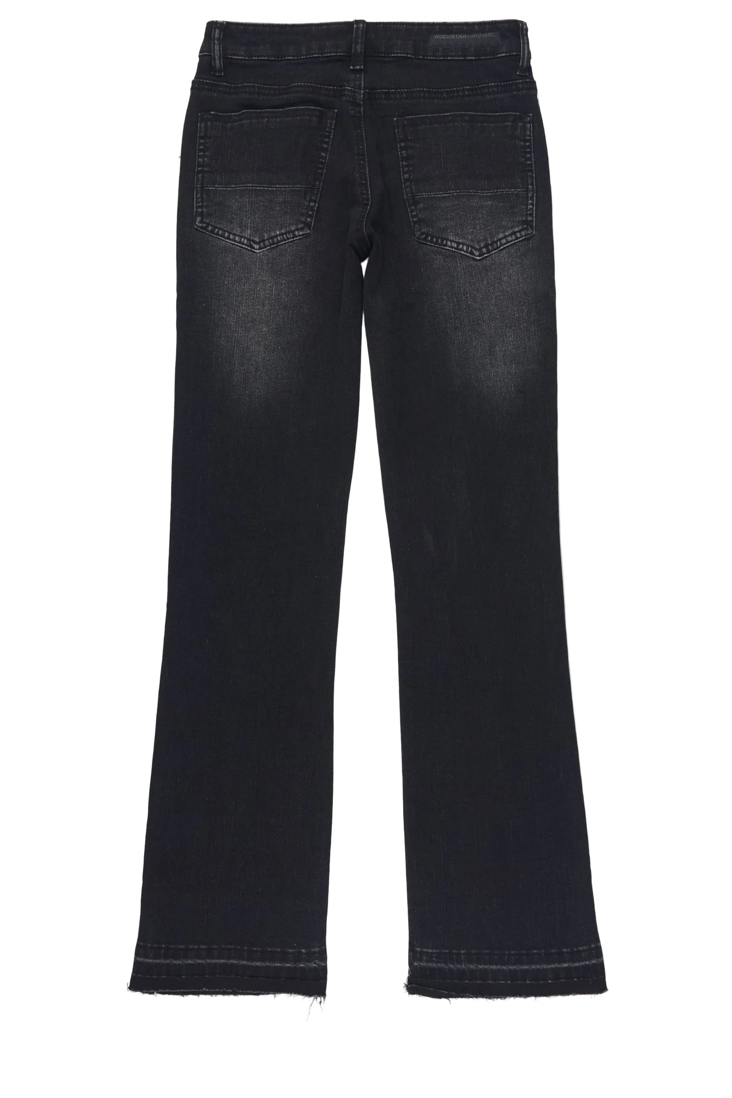 Boys Troy Black/Multi Stacked Painter Jean