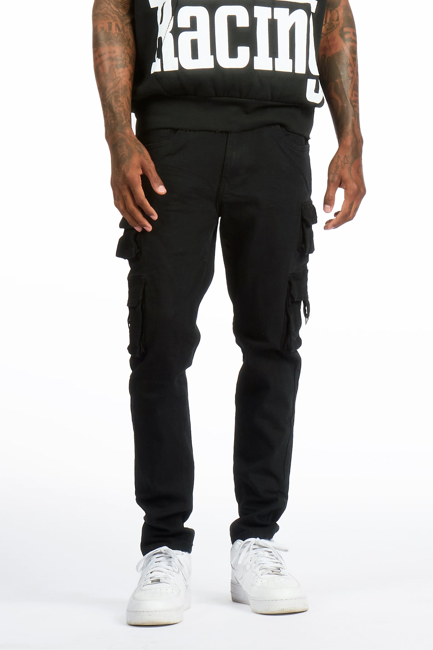 Flores Black Slim Fit Jean