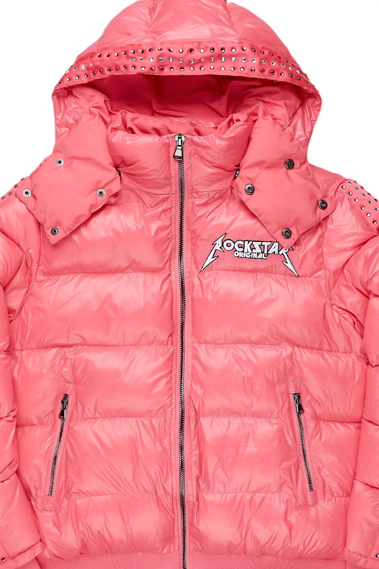 Banklee Pink Puffer Jacket