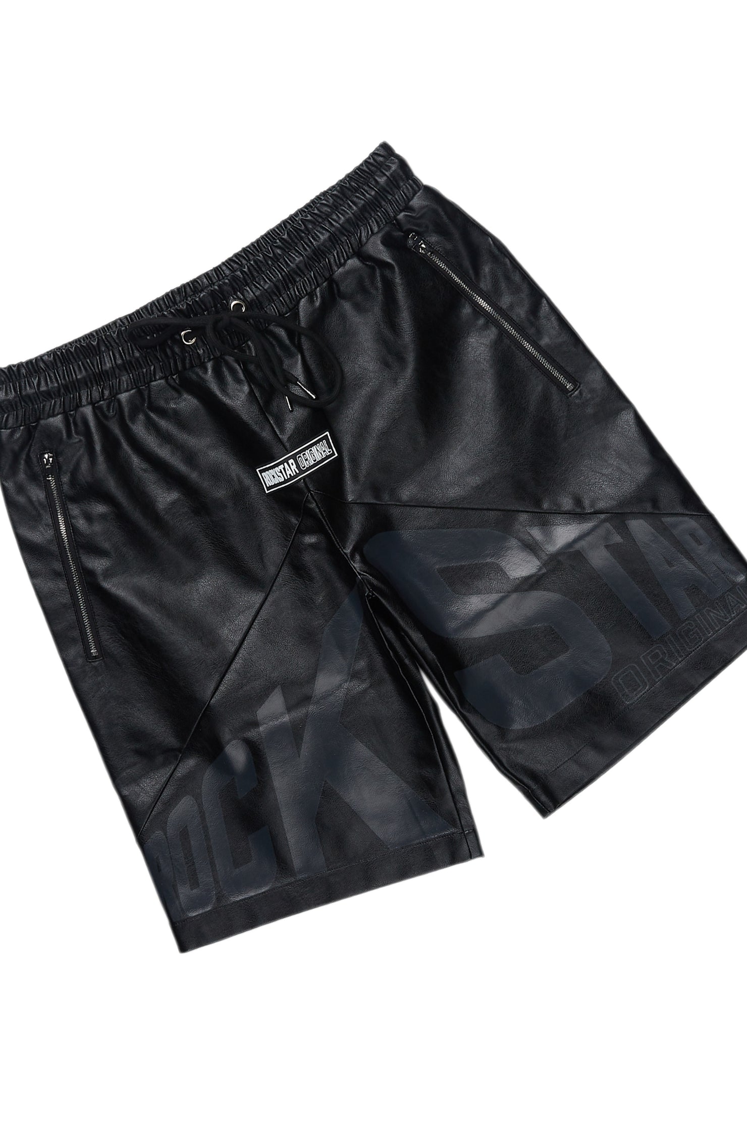 Zayn Black/Black Graphic Short Set