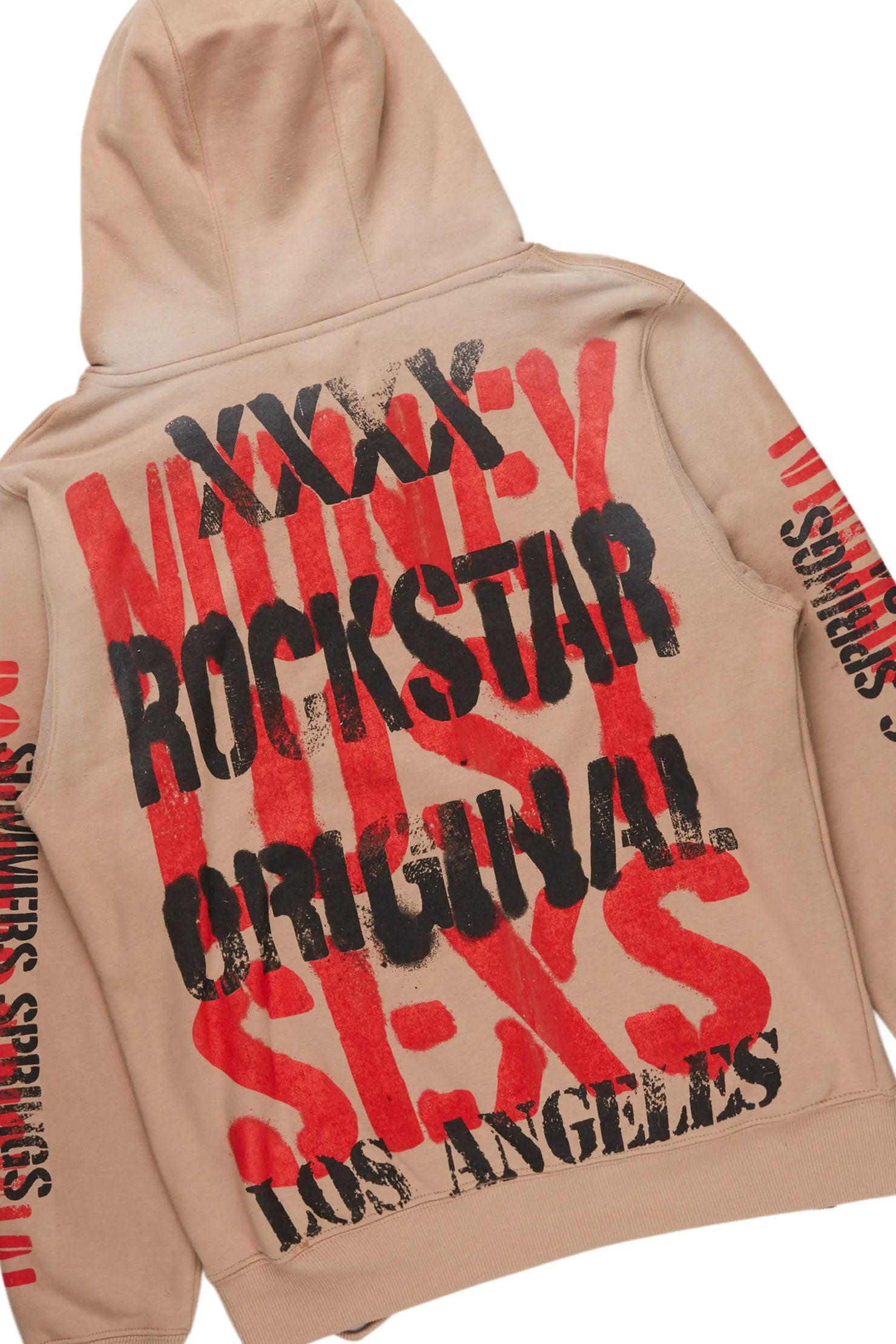 Omer Beige Hoodie & Mical Baggy Jean Bundle