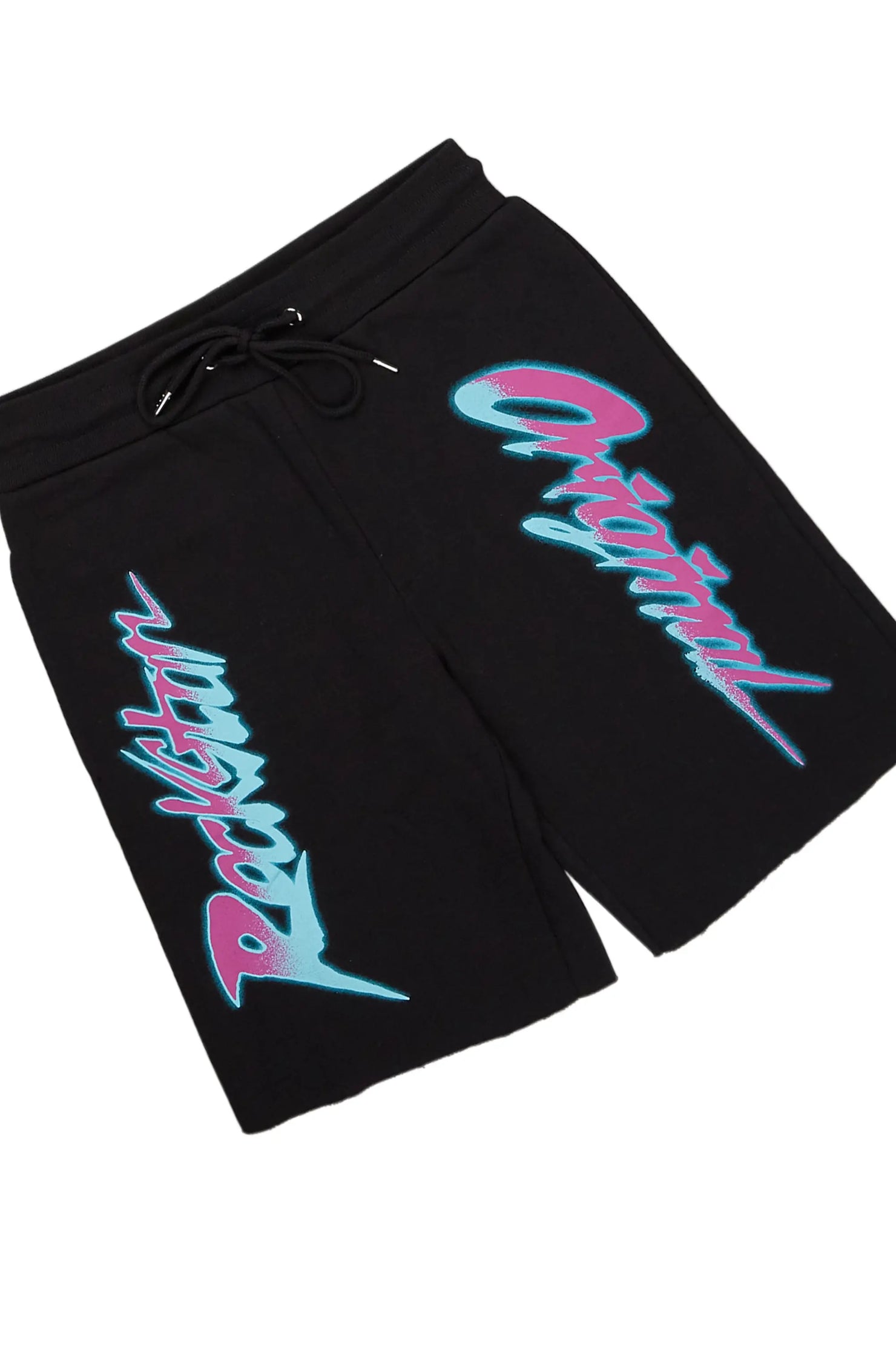 Oberon Black T-Shirt/Short Set