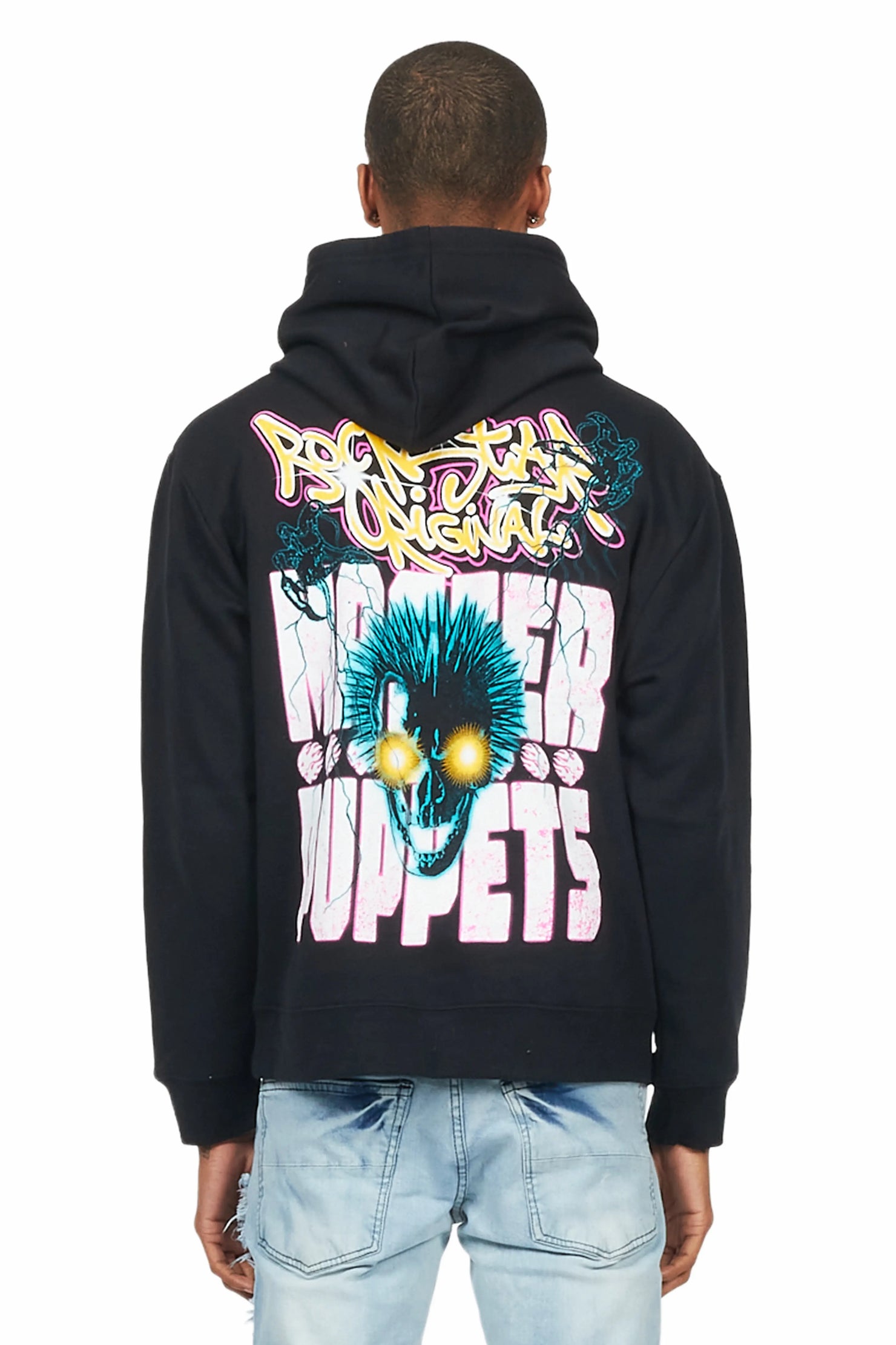 Niko Black Graphic Hoodie