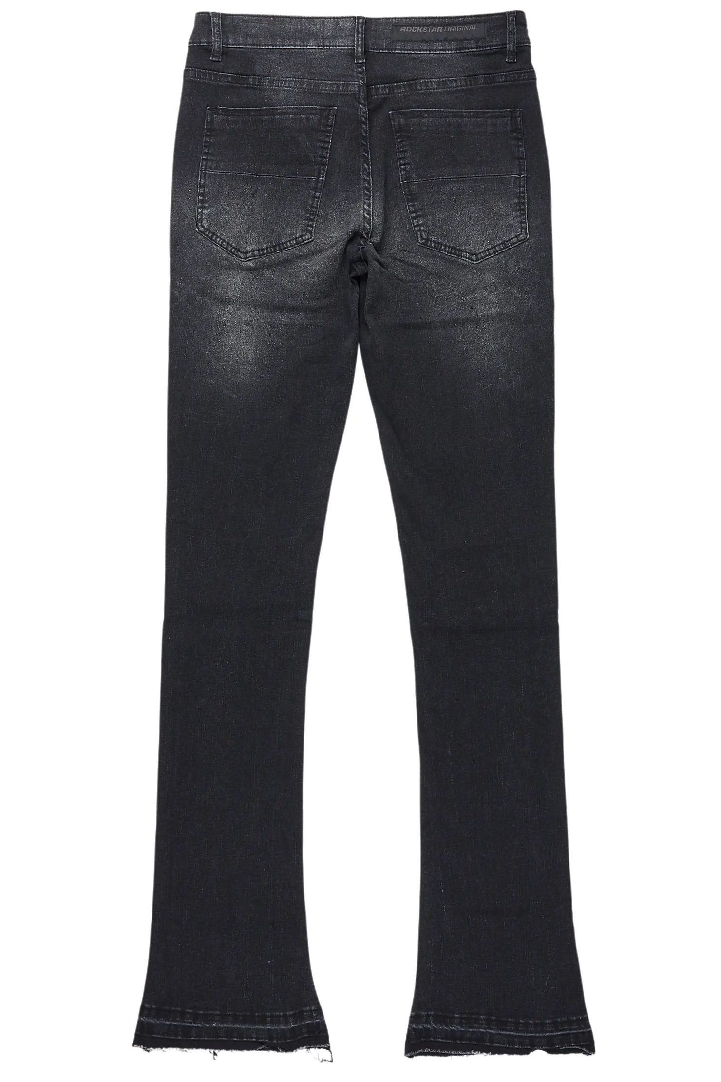 Dag Dark Grey Stacked Flare Jean