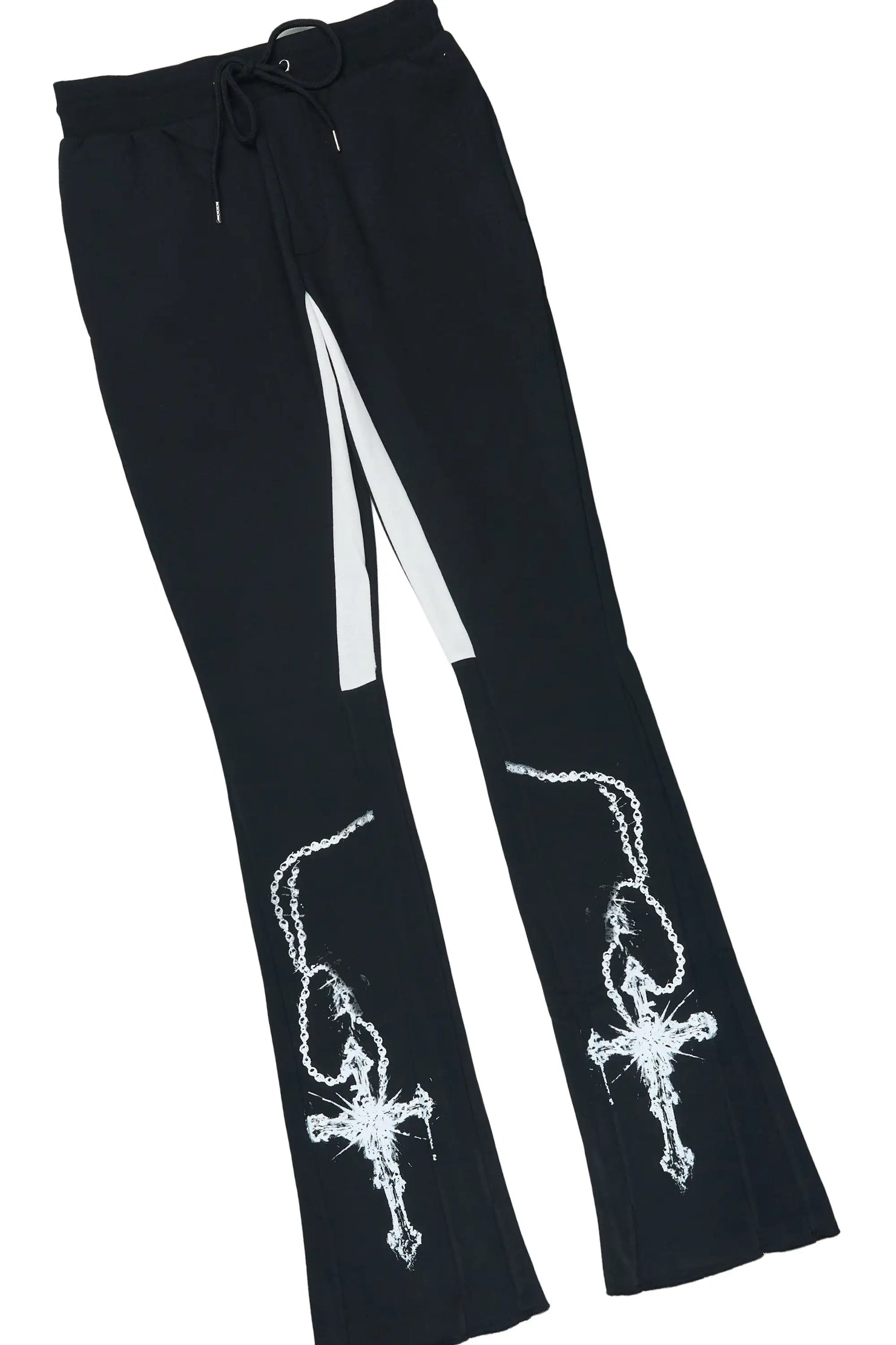 Vontae White/Black Cut Sleeve/Stacked Flare Track Set