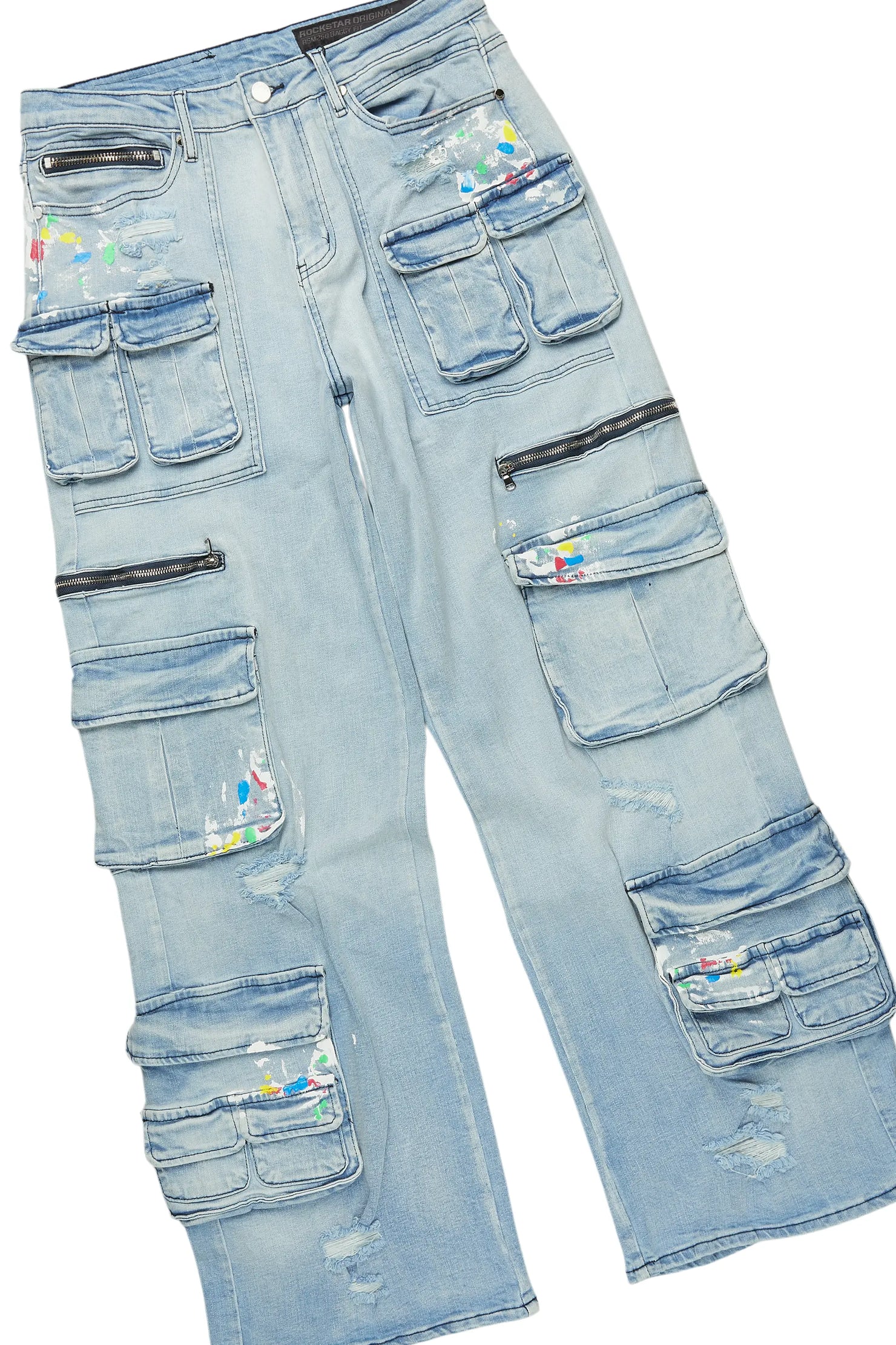 Art Dist Grey/Blue Hoodie/Baggy Fit Jean Bundle