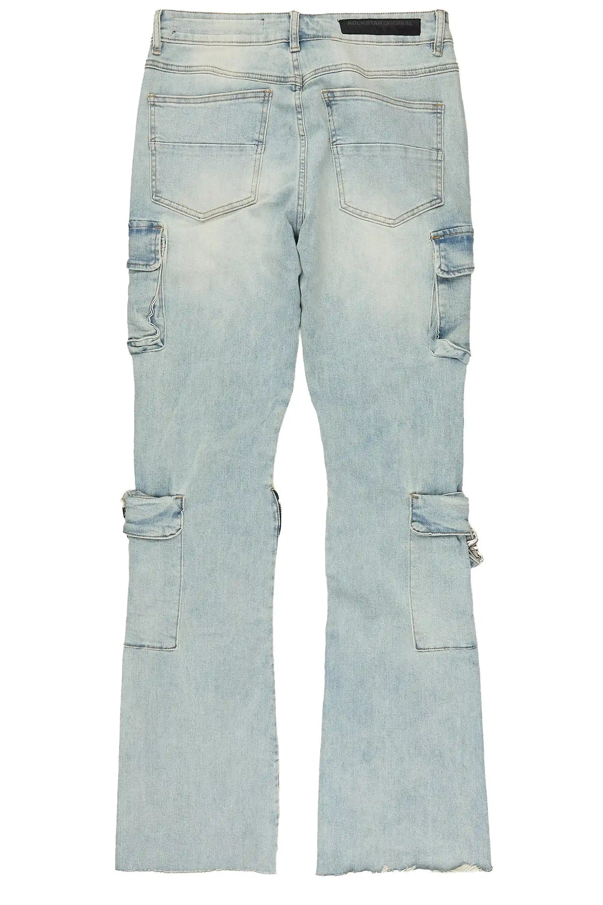 Hughes Blue Stacked Fit Jean