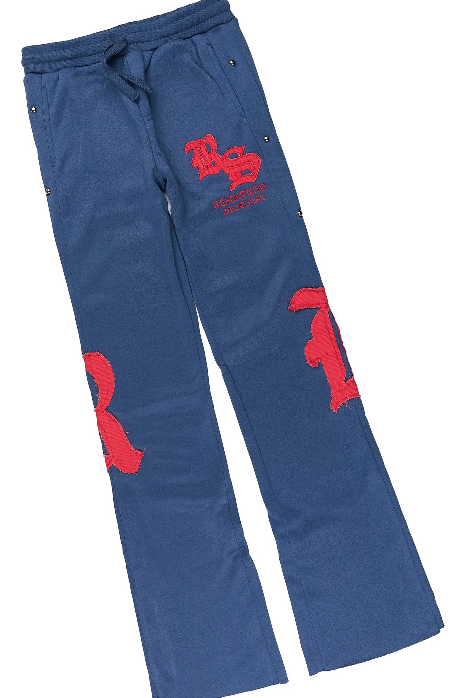 Boys Shire Navy/Red Long Sleeve Stacked Track Set