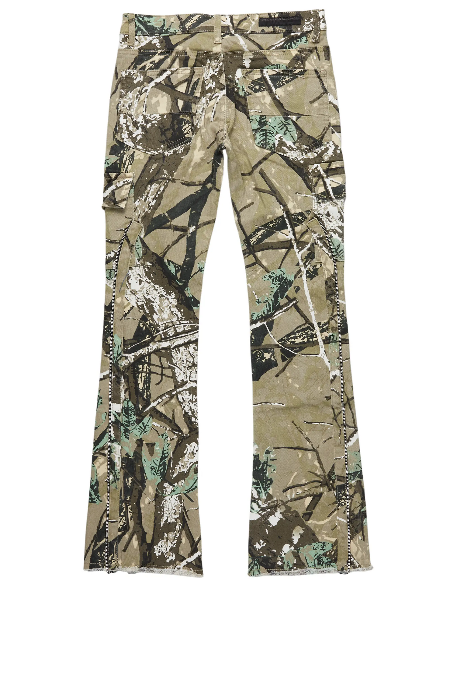 Boys Hutch Tree Camo Stacked Flare Jean