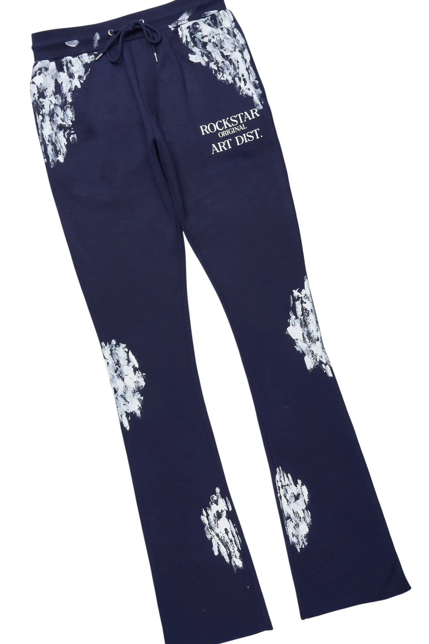 Filip Navy Hoodie/Stacked Pant Track Set