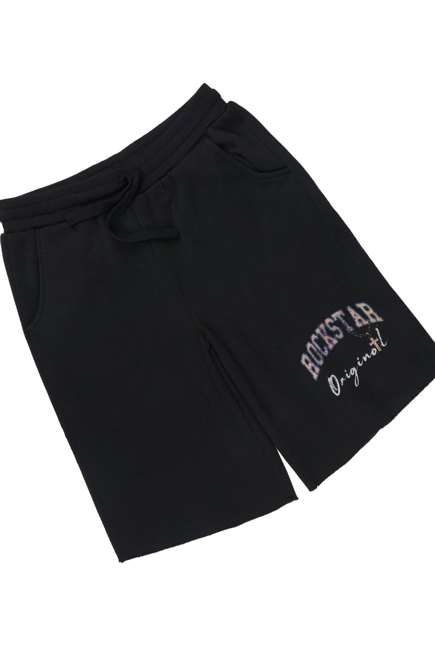 Boys Deiter White/Black T-Shirt Short Set