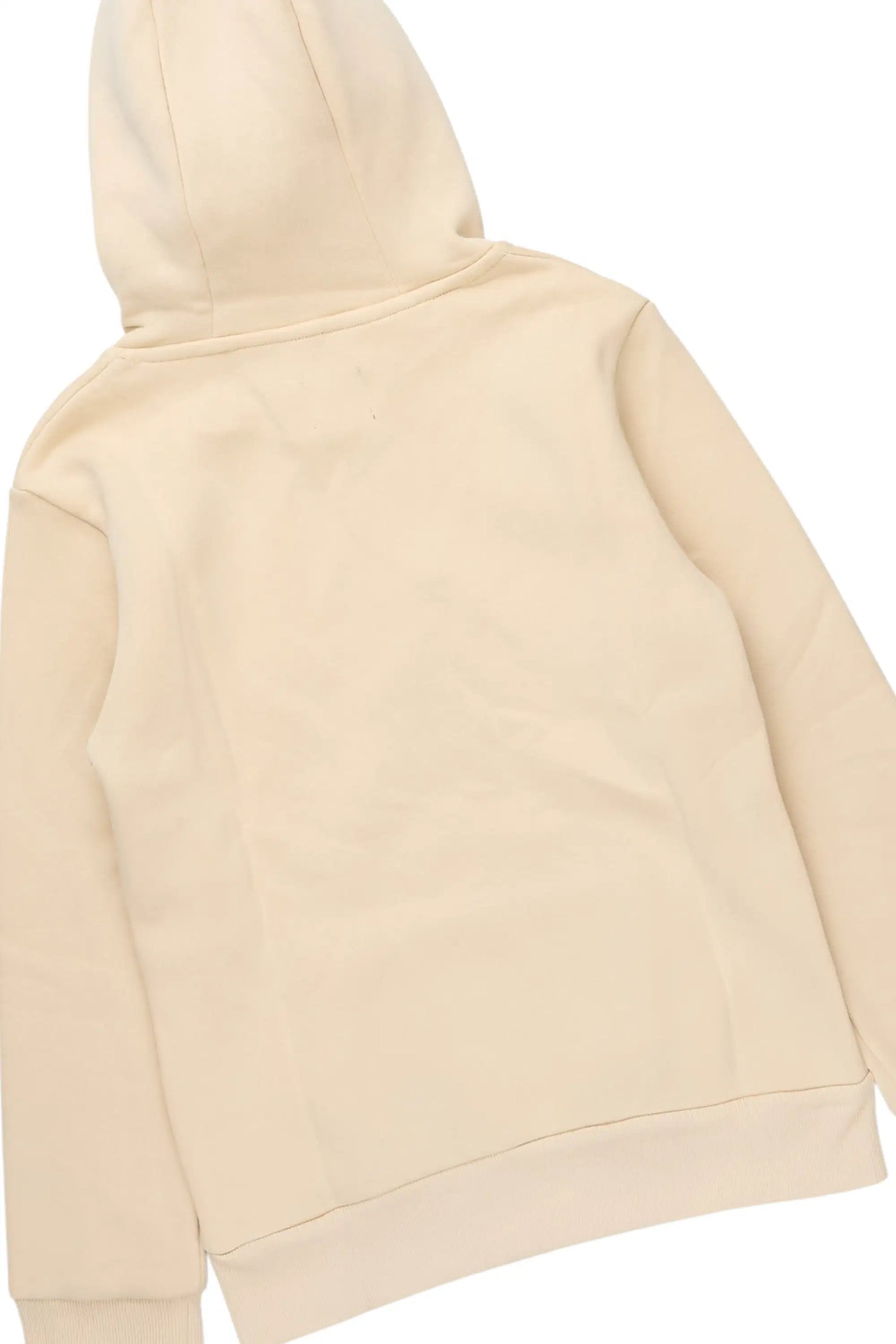 Boys Semaj Vintage Beige Hoodie/Stacked Jean Set
