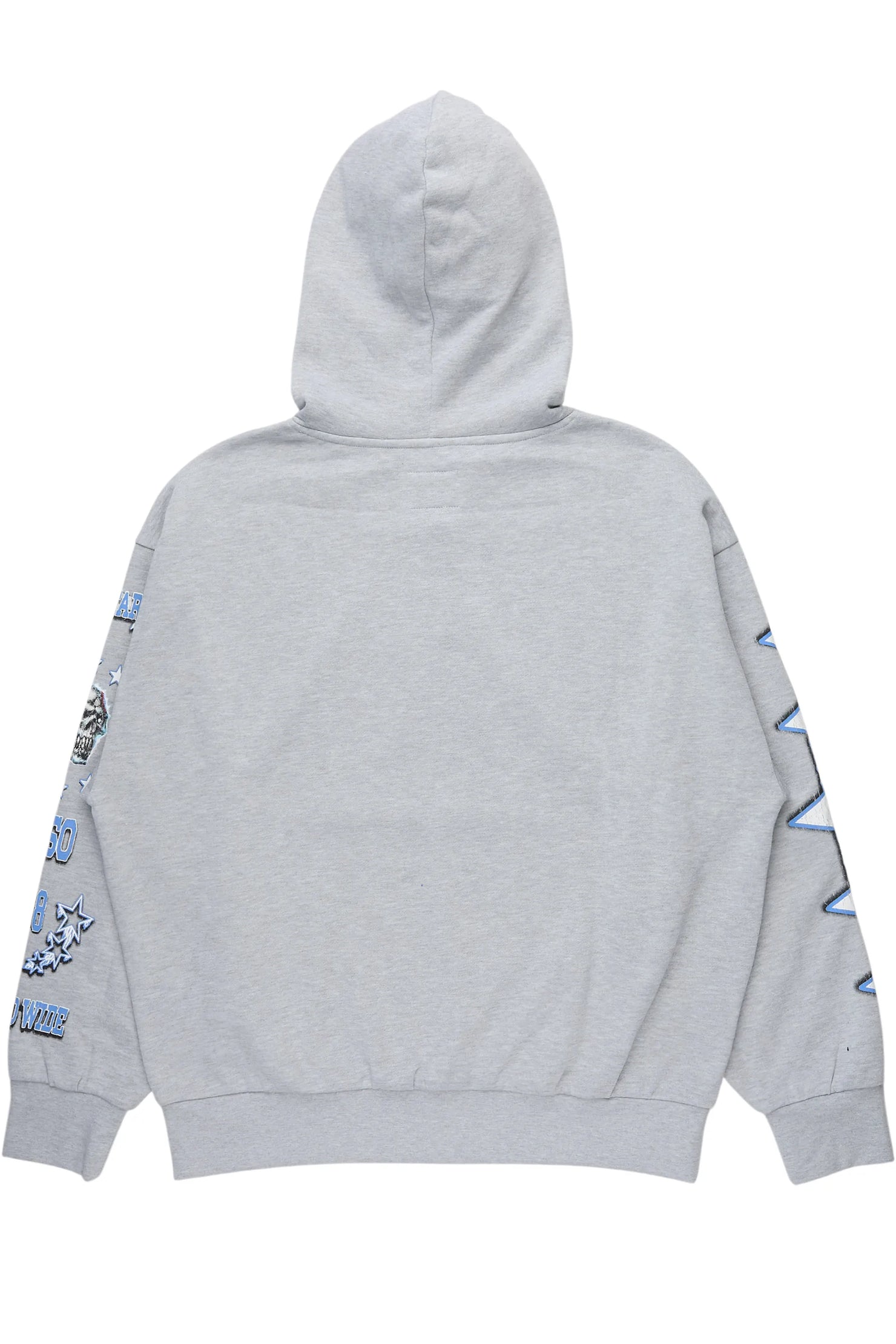 Marxe Heather Grey Graphic Hoodie