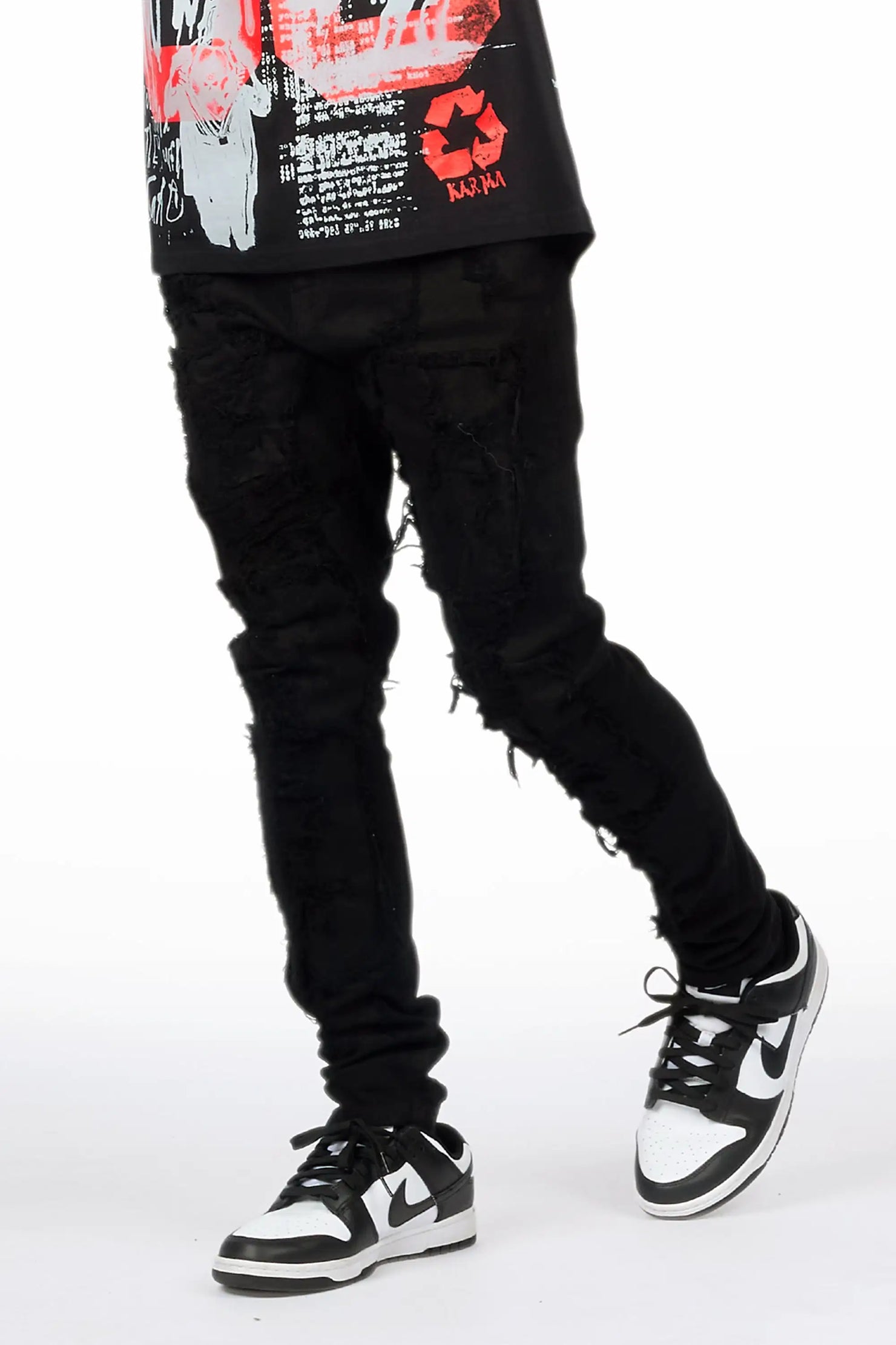 Eryl Black Slim Fit Jean