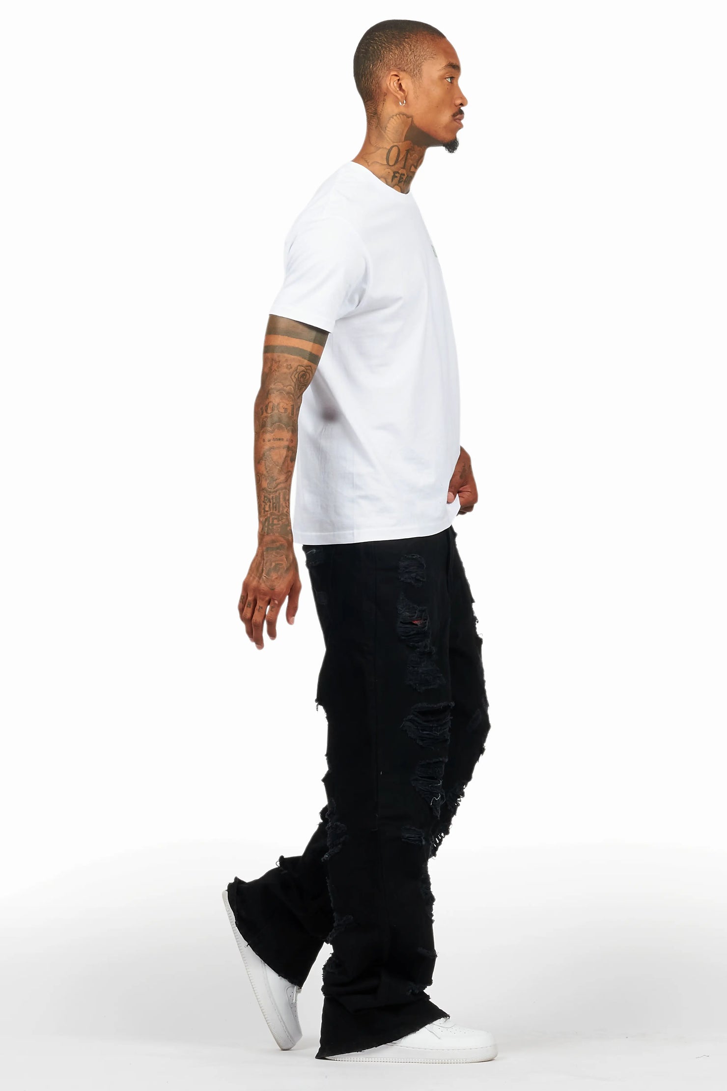 Mical Black Baggy Fit Jean