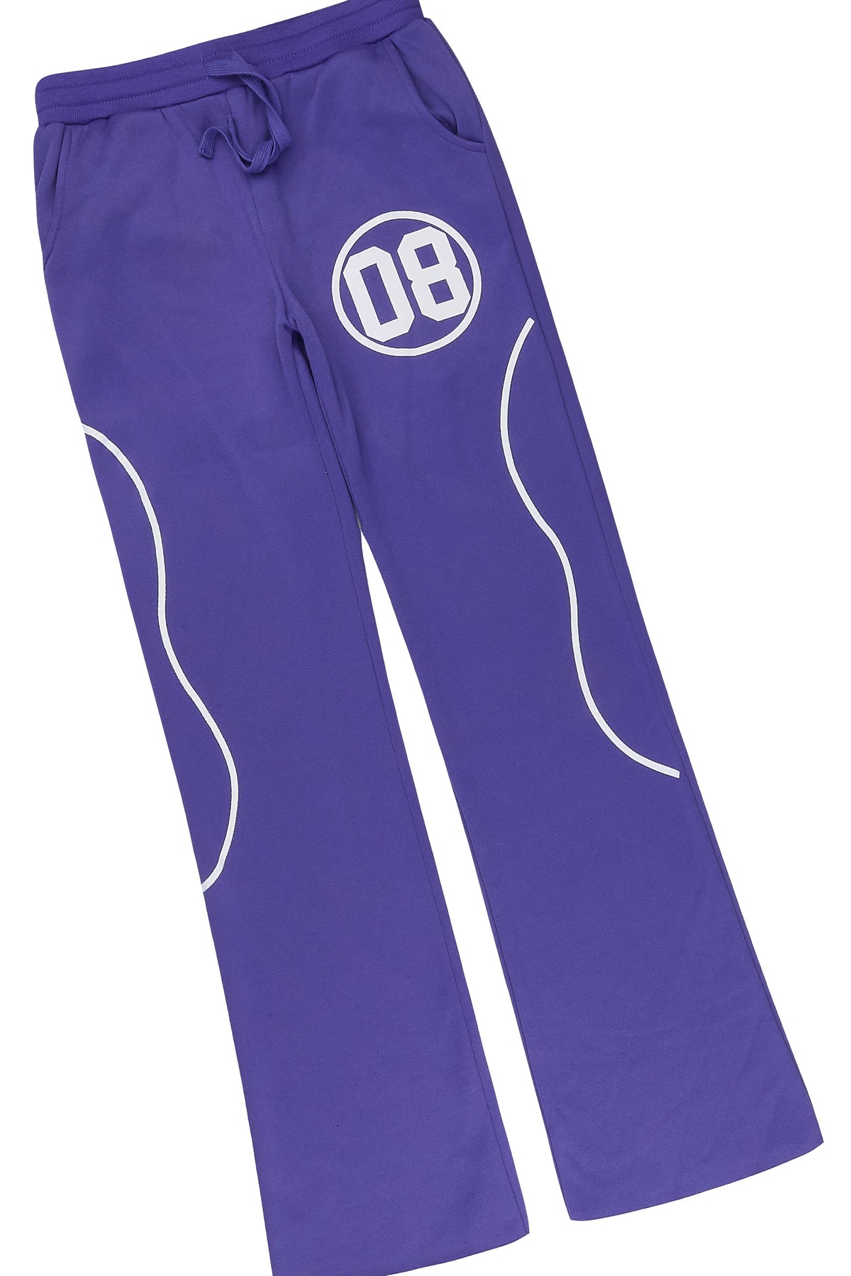 Boys Gazo Purple Hoodie Stacked Track Set