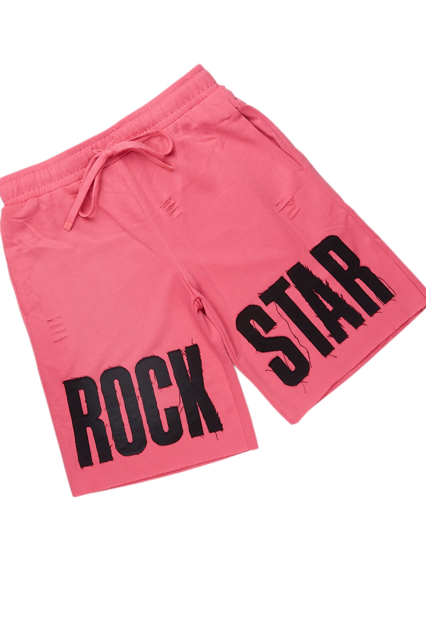 Shantrice Pink/Black T-Shirt Short Set