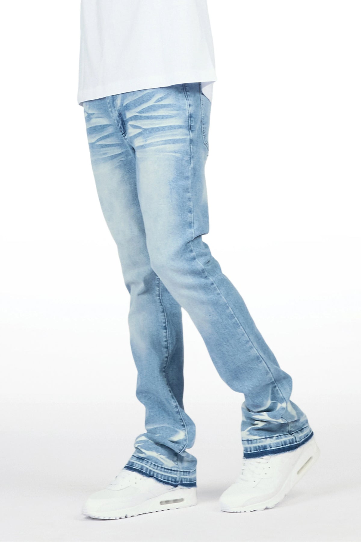 Stower Medium Blue Stacked Jean