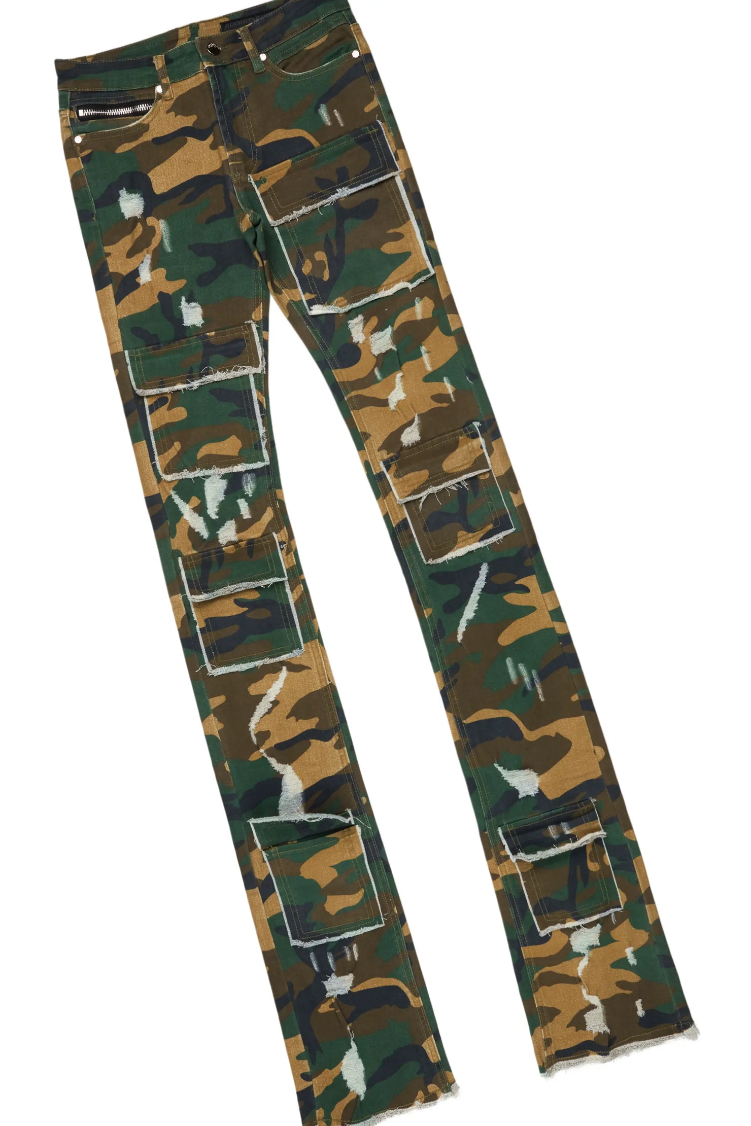 Ferris Oatmeal Hoodie & Petrus Super Stacked Flare Jean Bundle