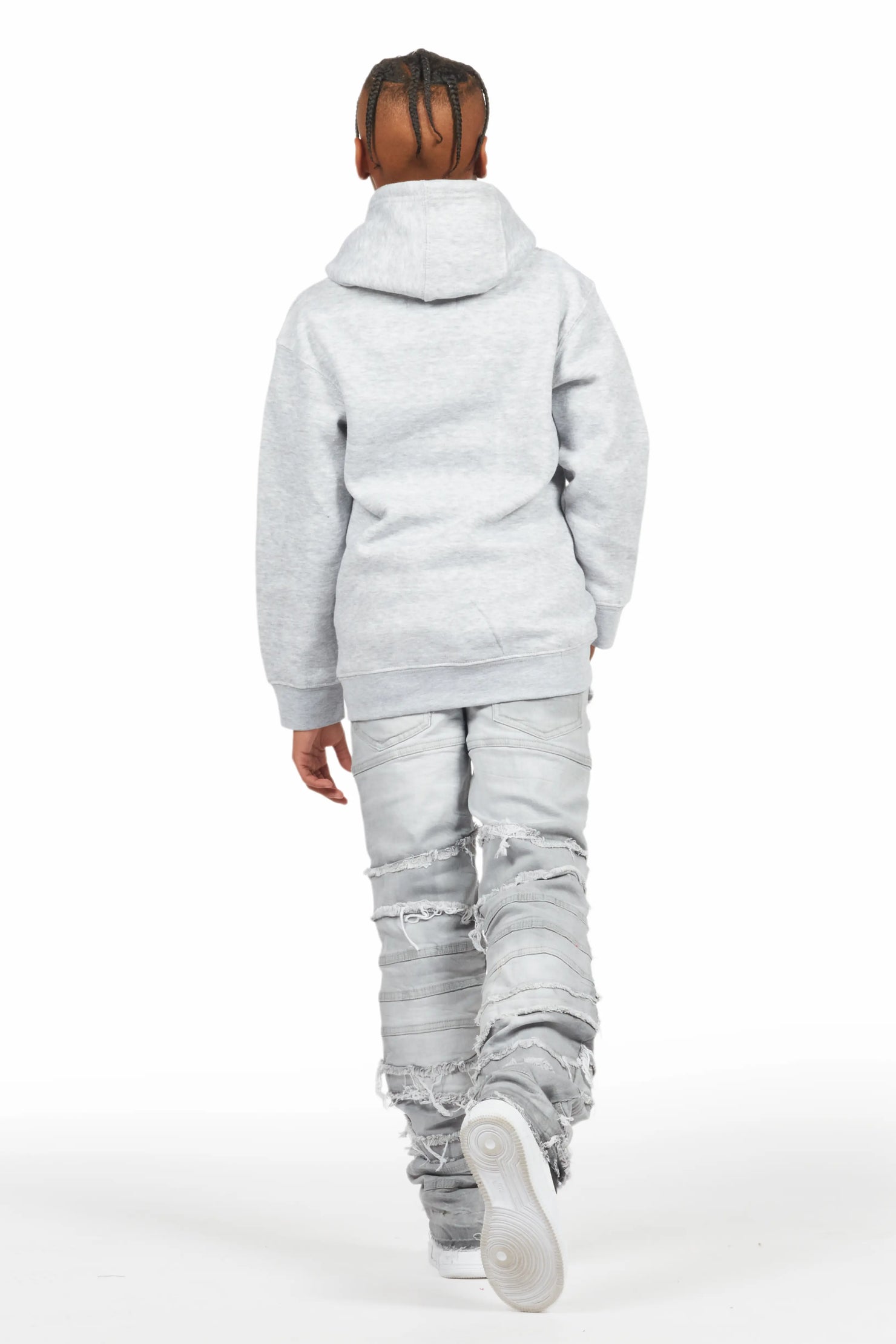 Boys Franko Light Grey Slim Fit Jean