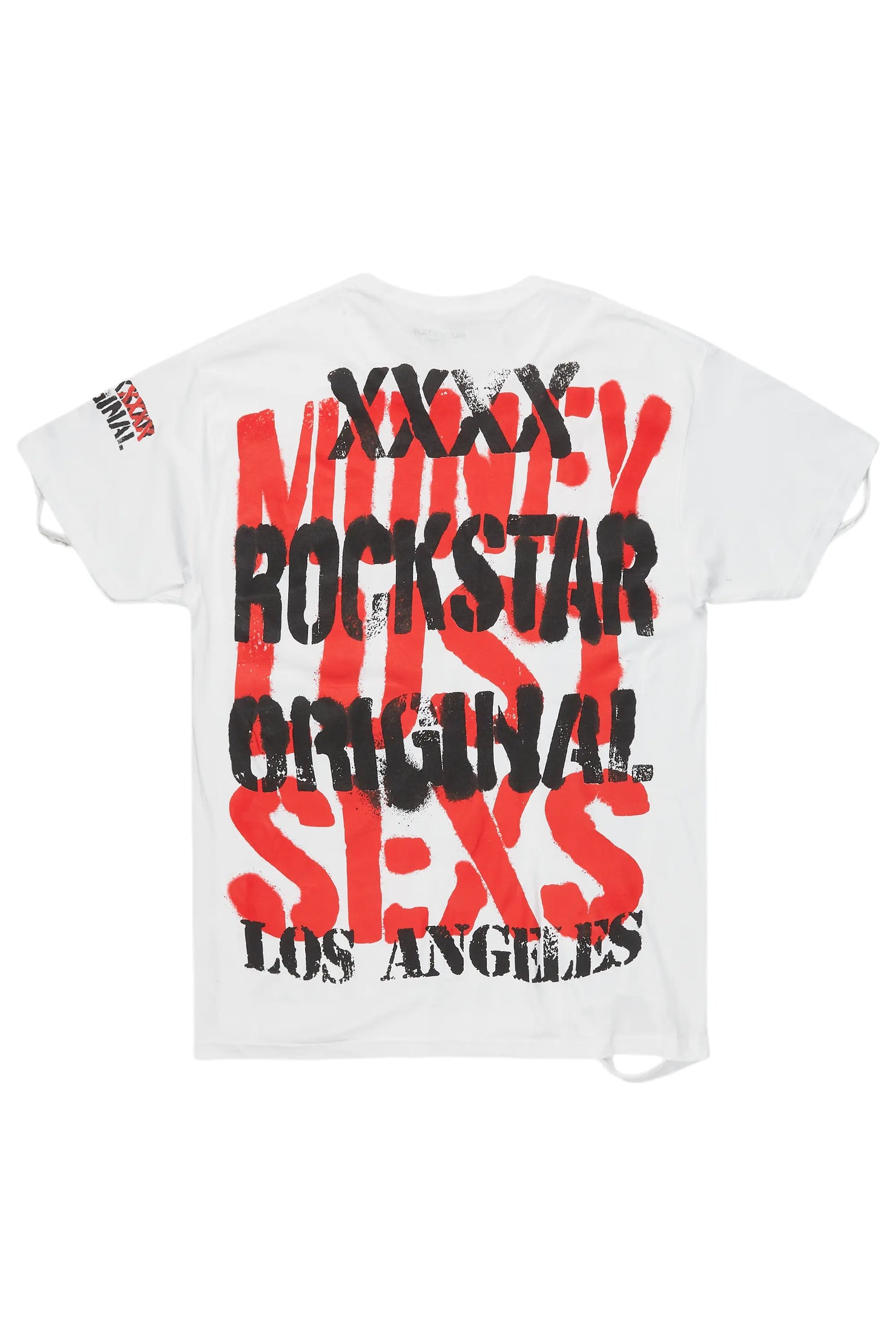 Omer White Oversized Graphic T-Shirt