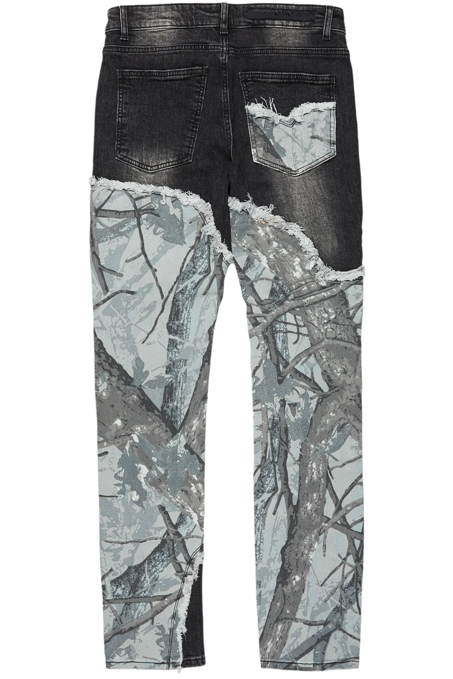 Hanse Dark Grey Slim Fit Cargo Jean