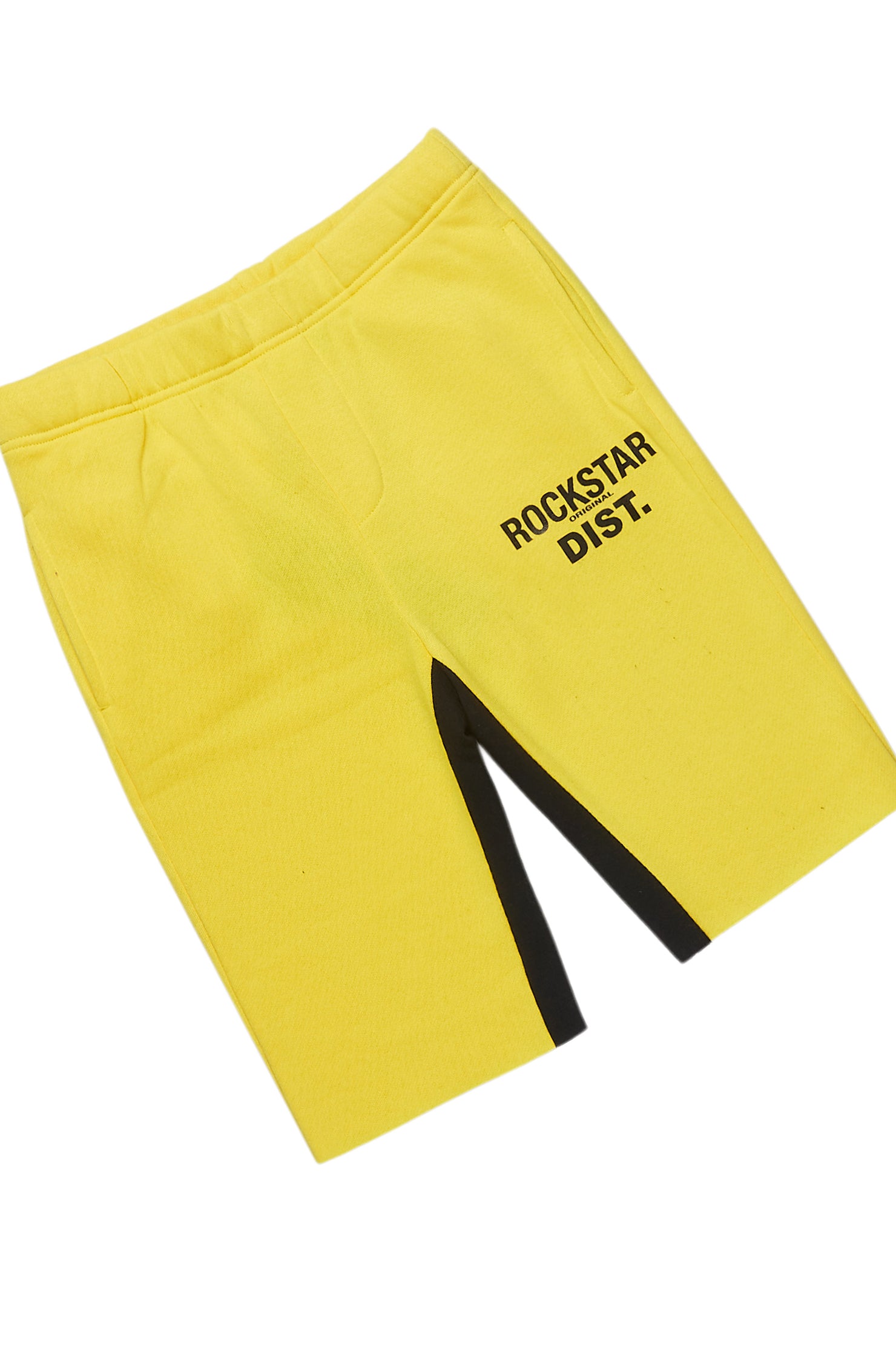 Boys Lake Black/Yellow T-Shirt/Yellow Short Set